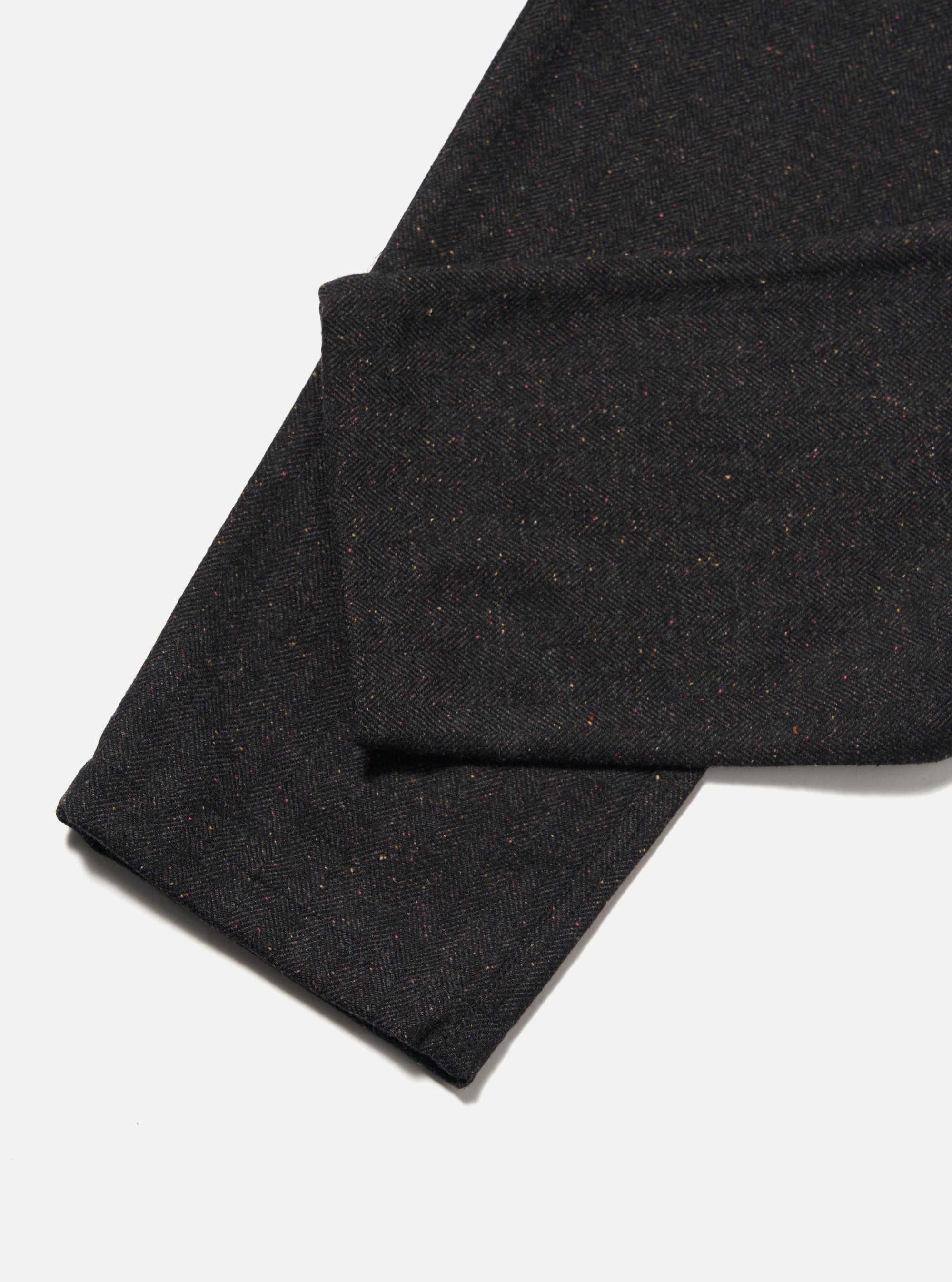 Black Salt N Pepper Tweed Military Chino
