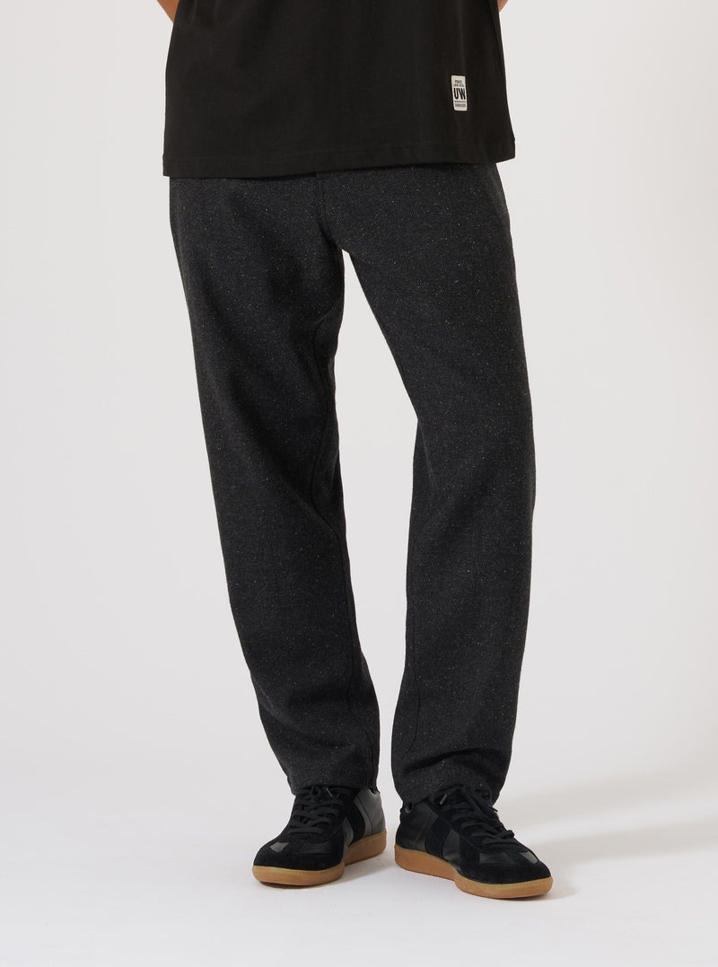 Black Salt N Pepper Tweed Military Chino