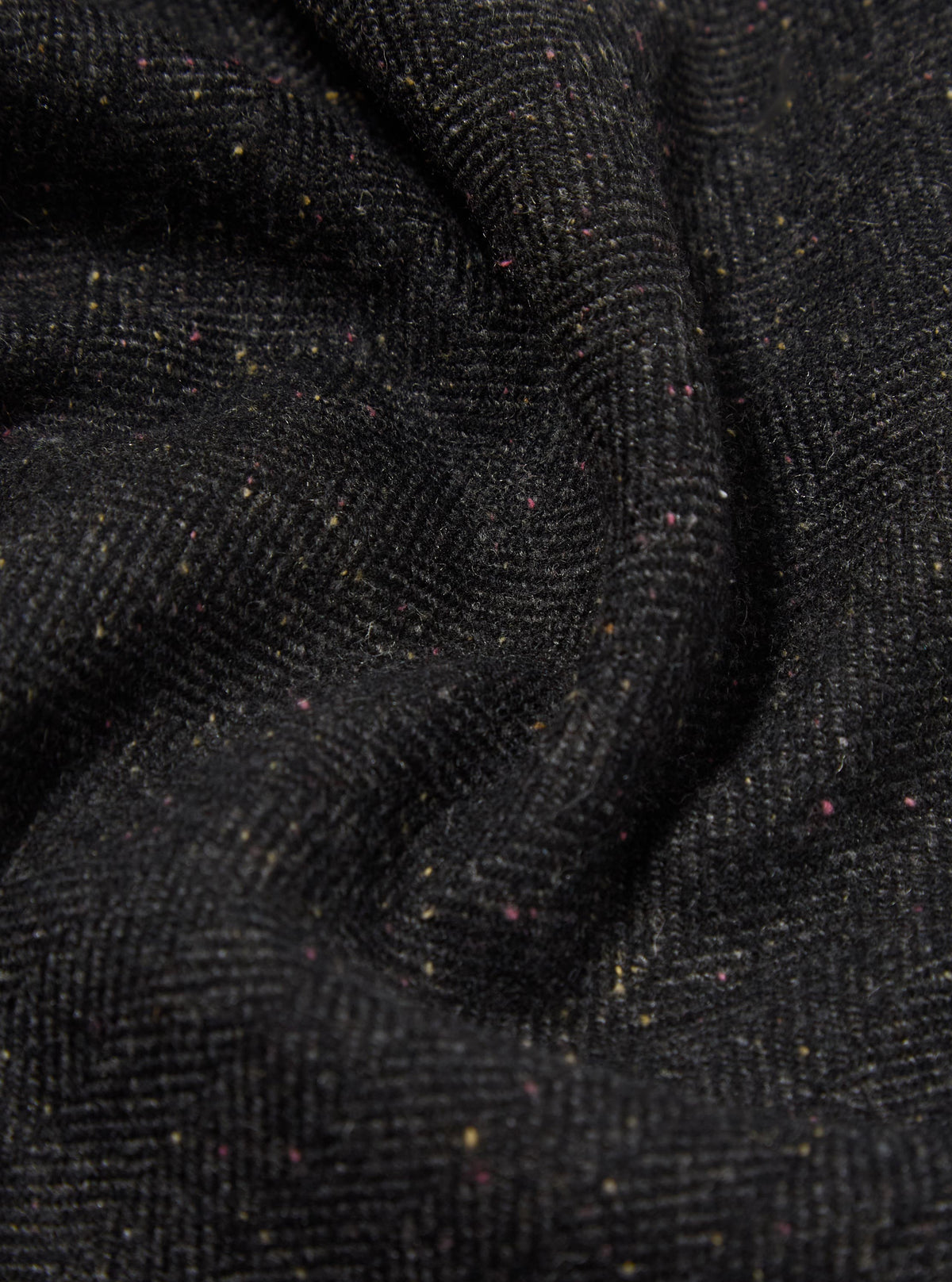 Black Salt N Pepper Tweed Military Chino