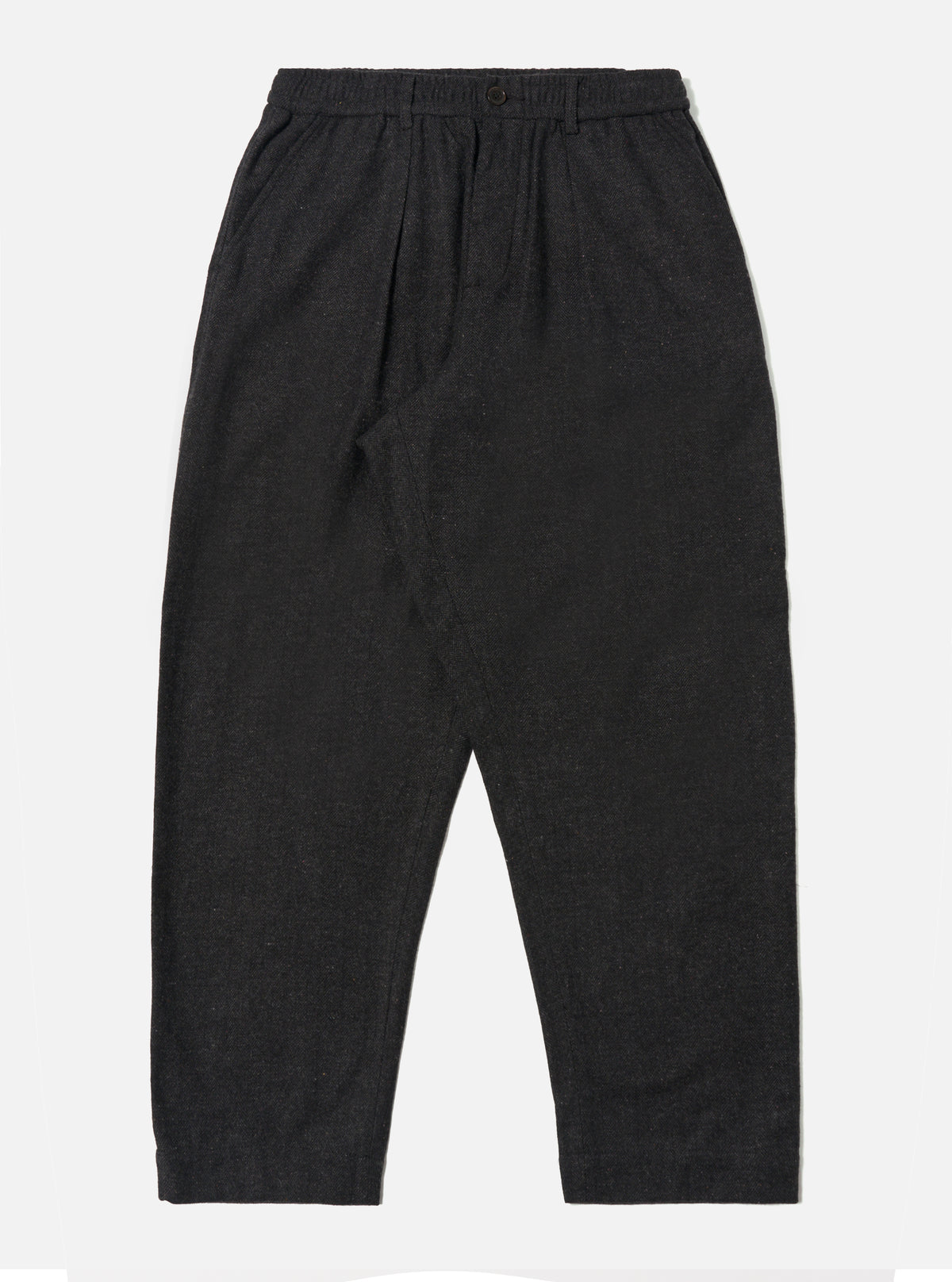 Black Salt N Pepper Tweed Oxford Pant