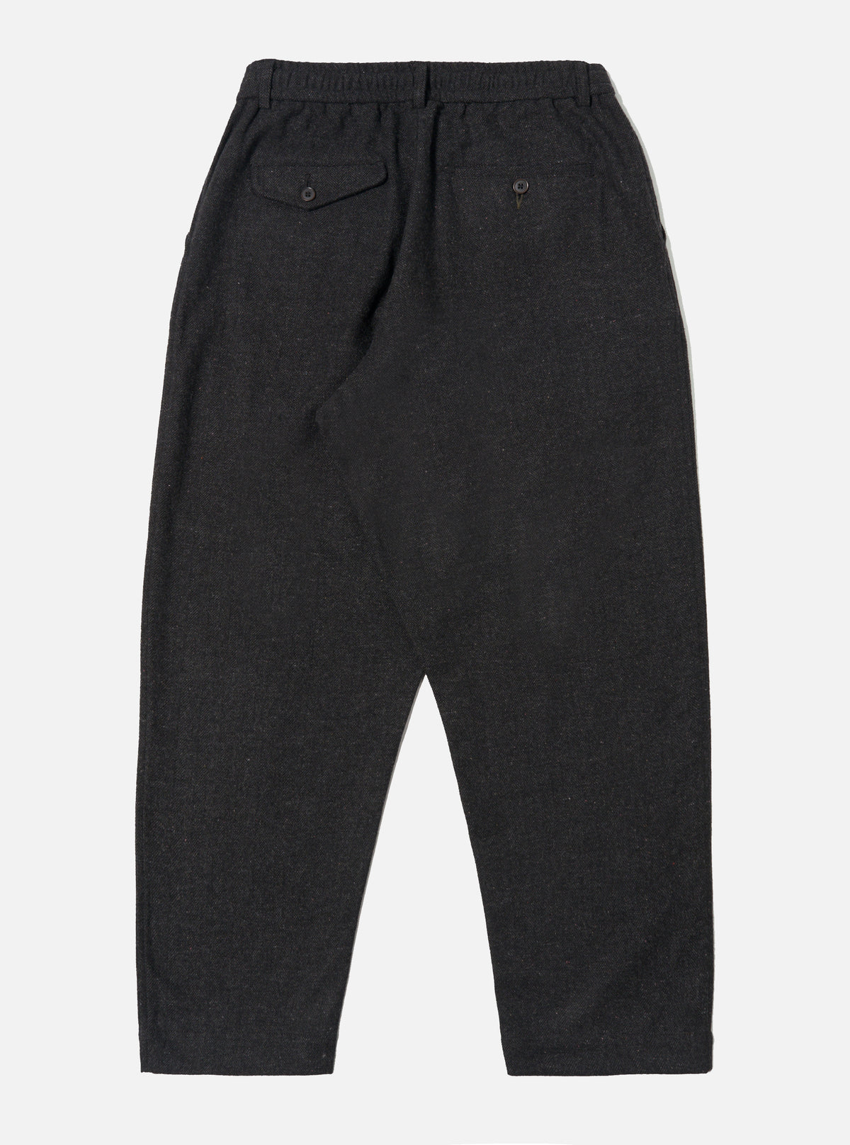 Black Salt N Pepper Tweed Oxford Pant