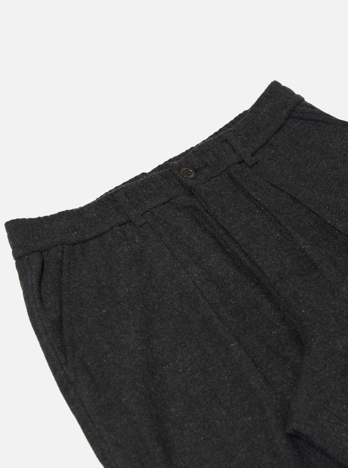 Black Salt N Pepper Tweed Oxford Pant