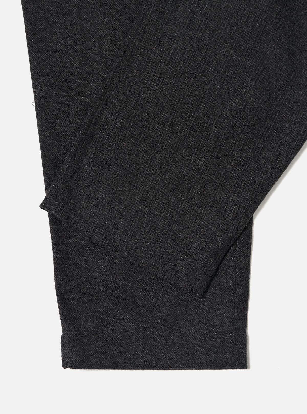 Black Salt N Pepper Tweed Oxford Pant