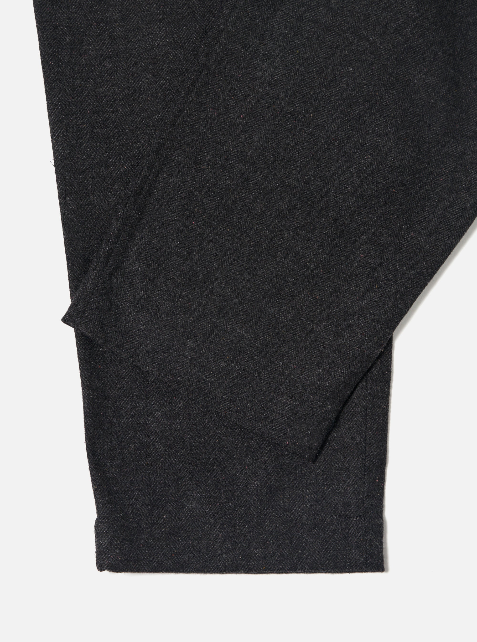 Black Salt N Pepper Tweed Oxford Pant