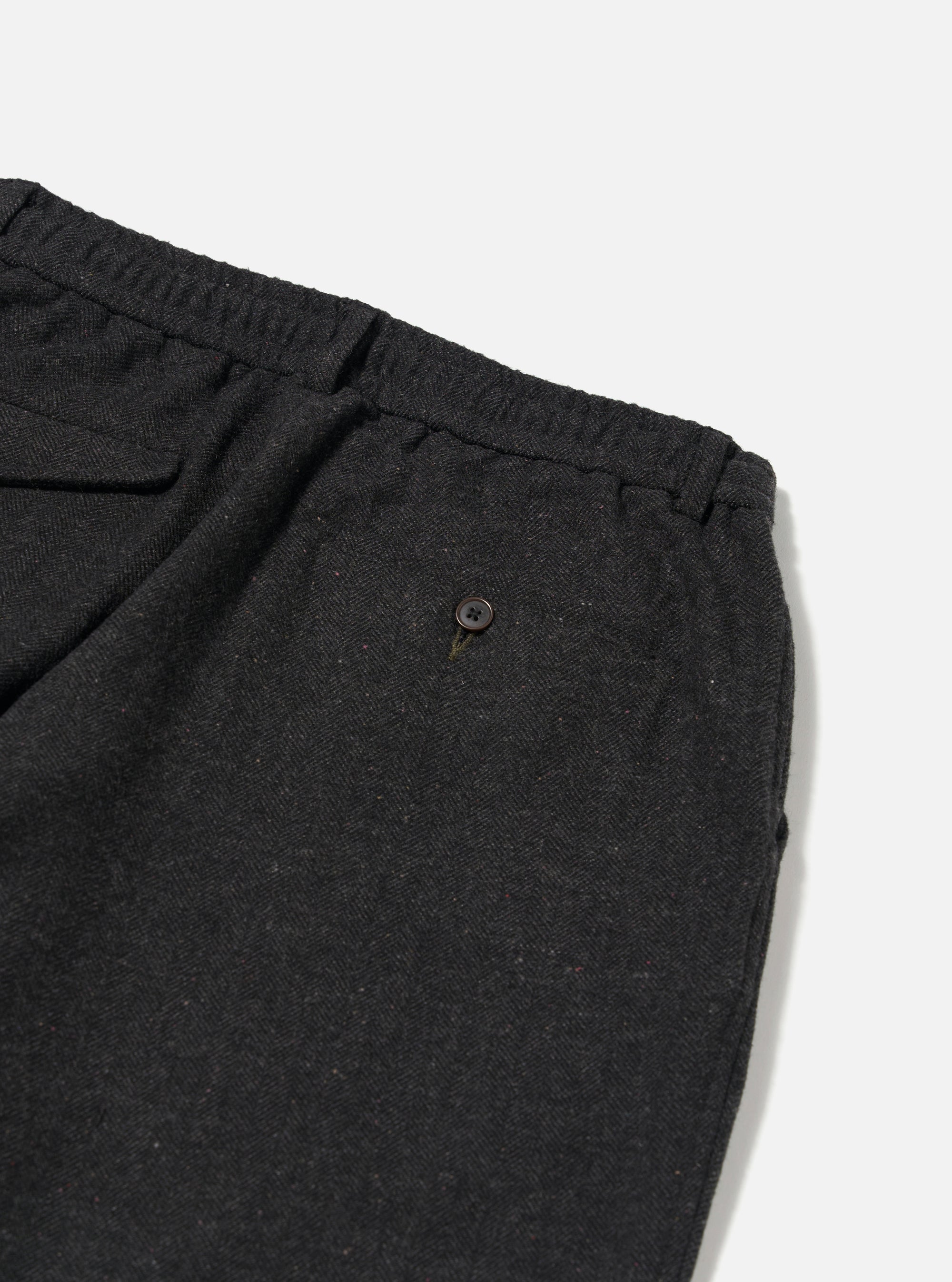 Black Salt N Pepper Tweed Oxford Pant