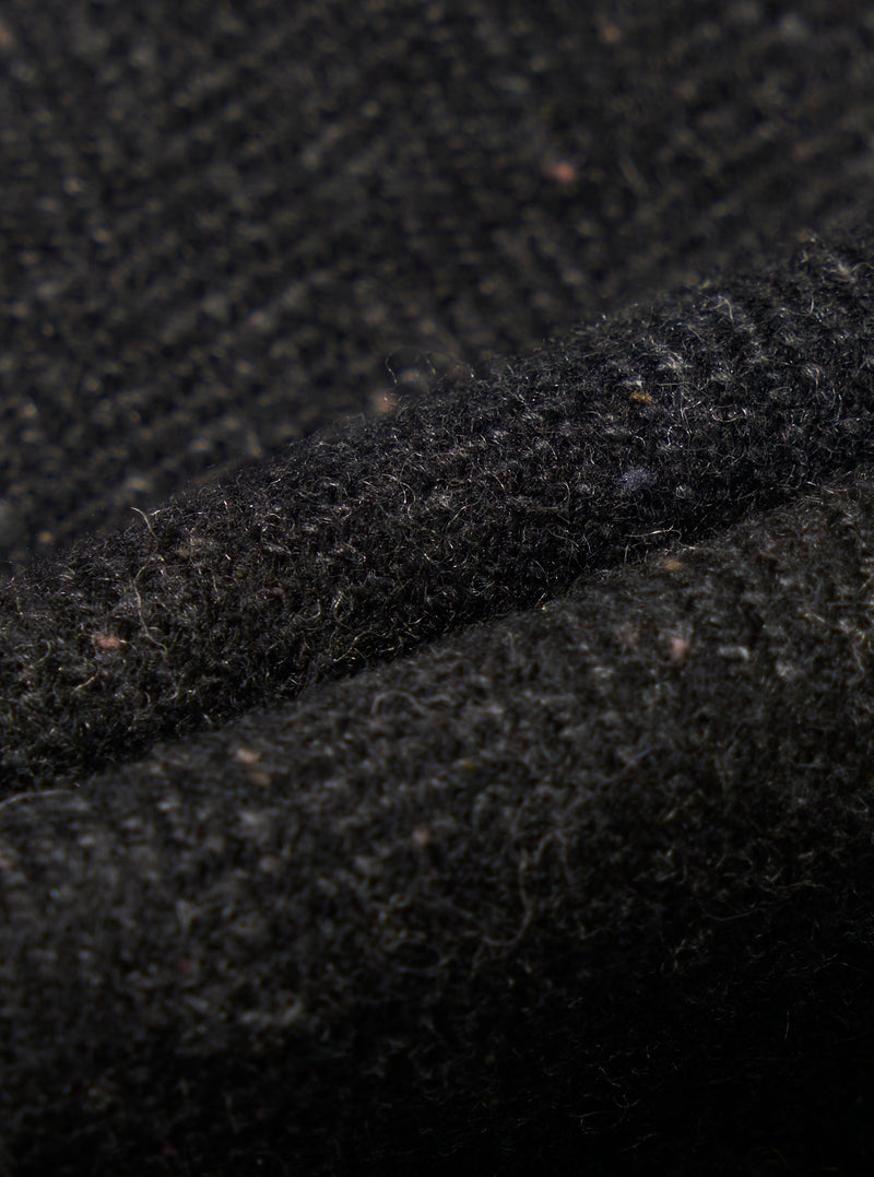 Black Salt N Pepper Tweed Oxford Pant