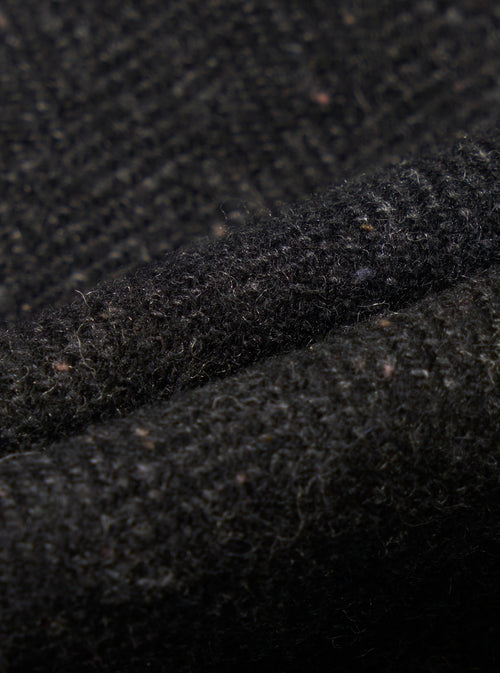 Black Salt N Pepper Tweed Oxford Pant