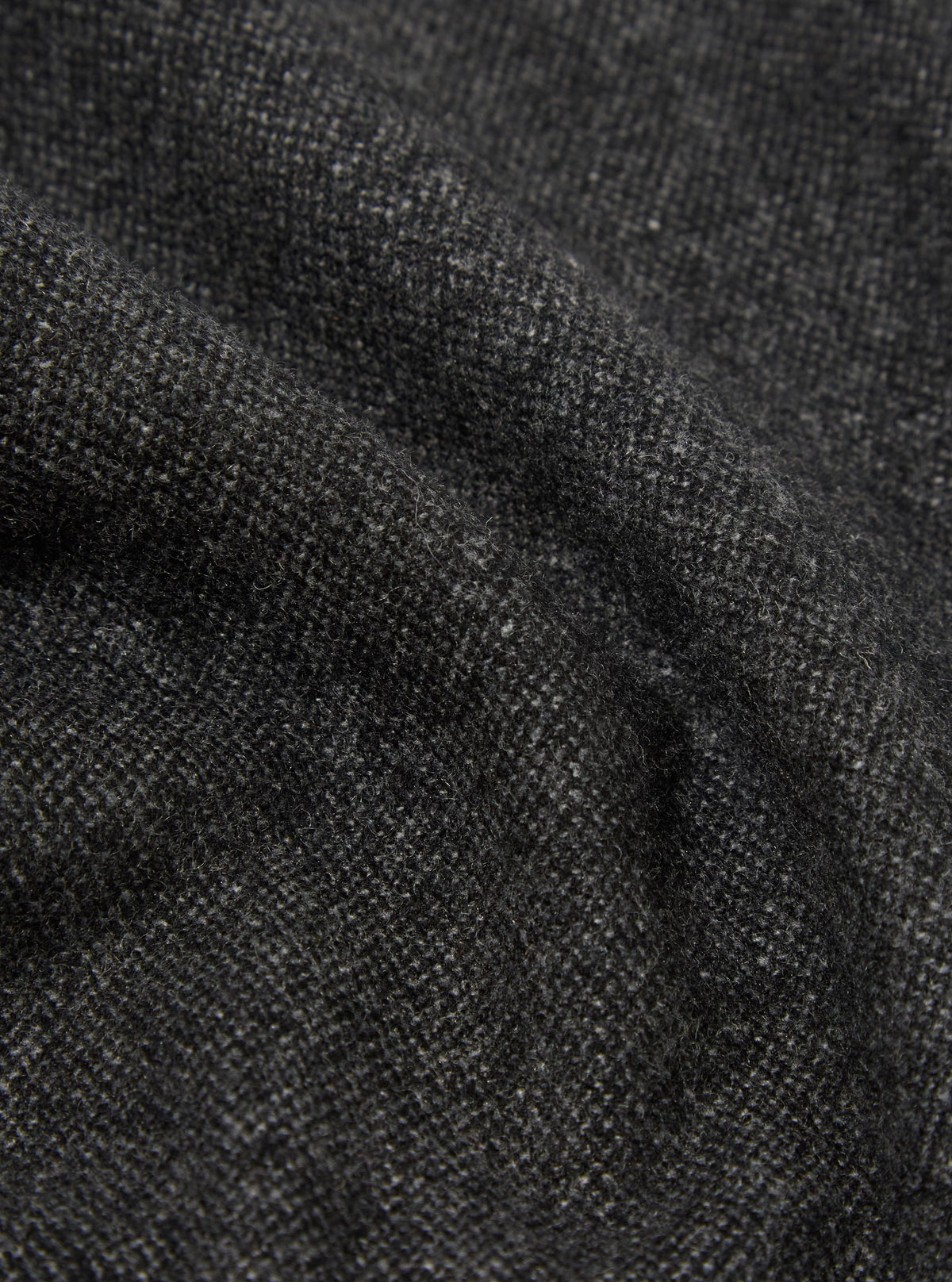 Grey Anders Wool Upcycled Pleated Track Pant