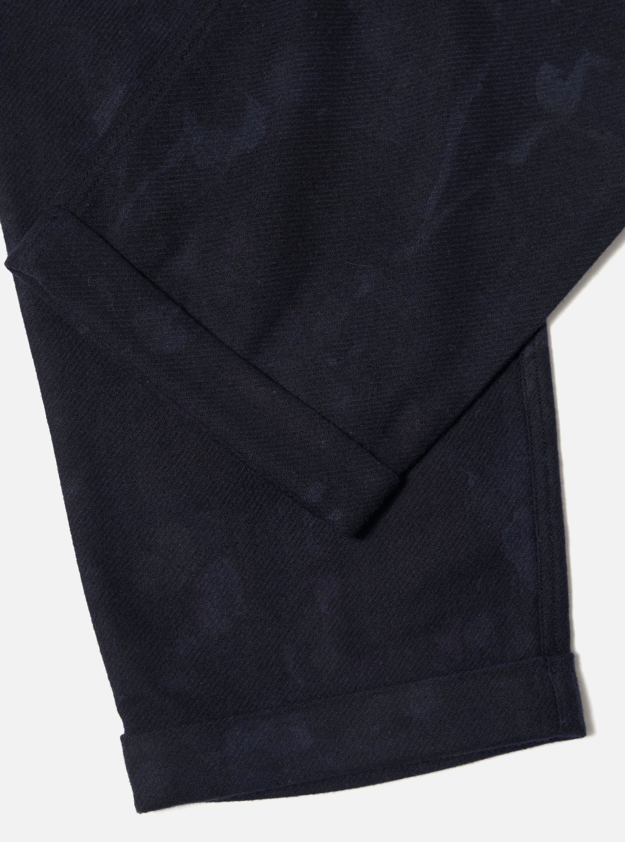Navy Flower Print Flannel Super Chino
