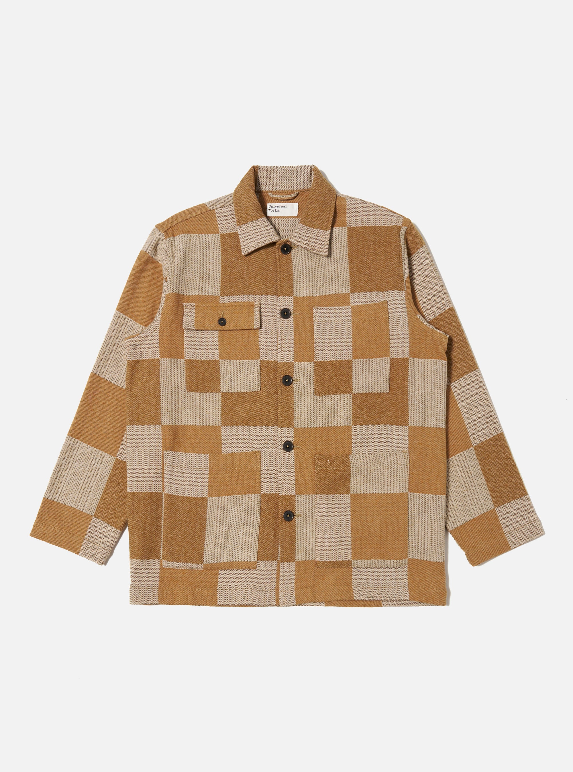 Brown Japanese Patchwork Dockside Jacket