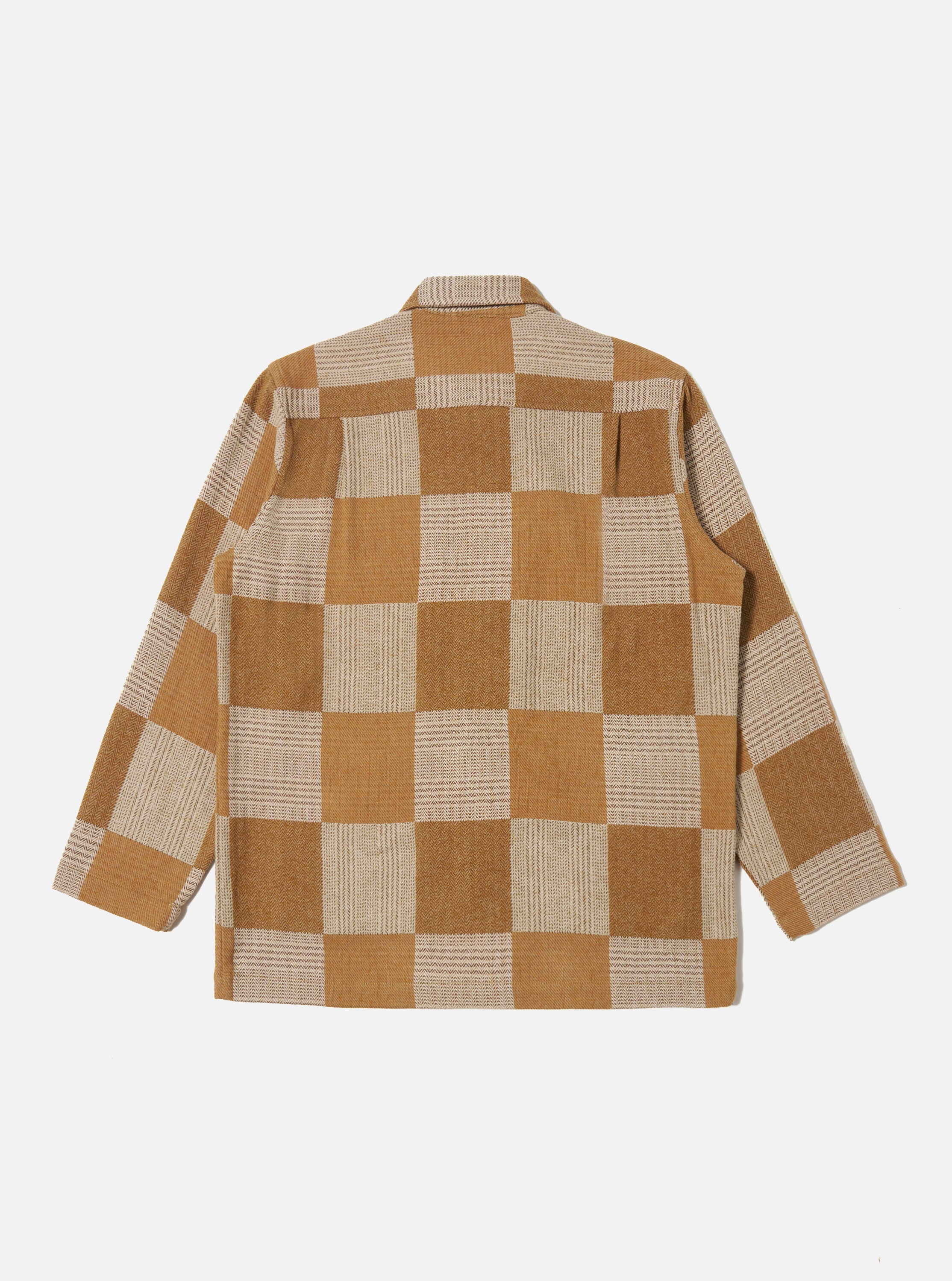 Men's Brown Japanese Patchwork Dockside Jacket – Universal Works