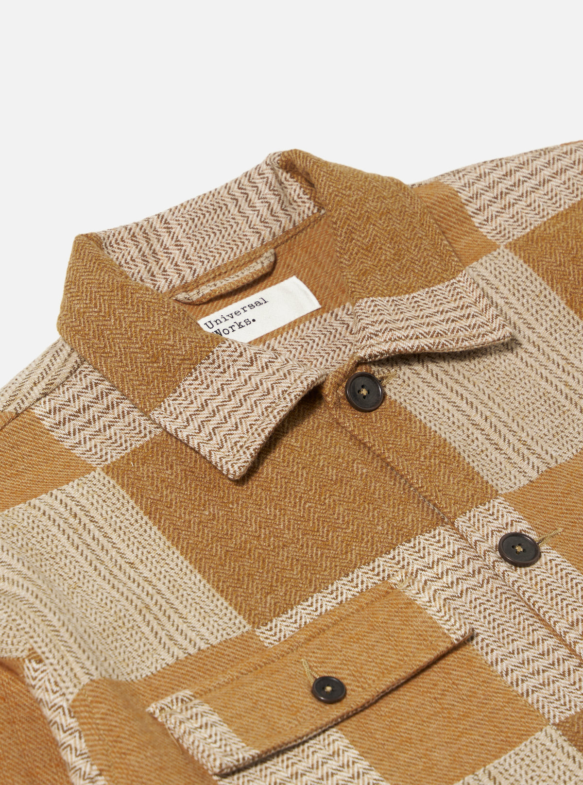 Brown Japanese Patchwork Dockside Jacket