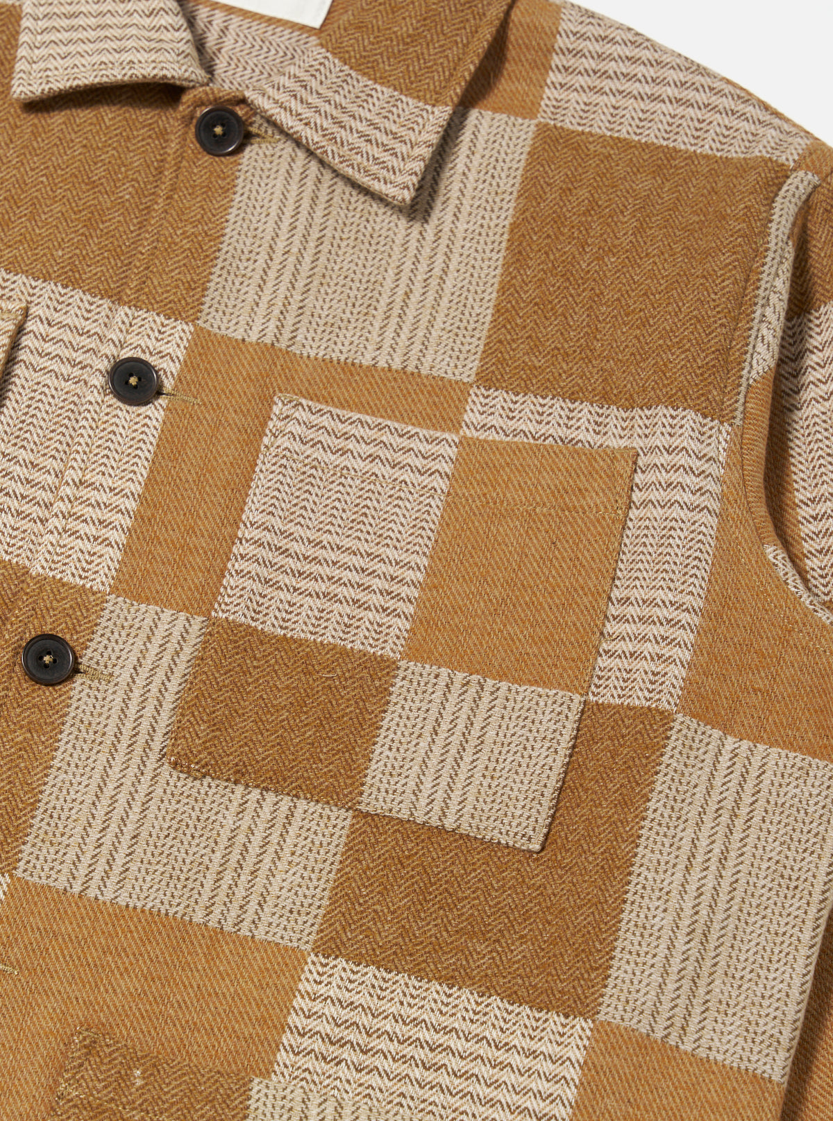 Brown Japanese Patchwork Dockside Jacket