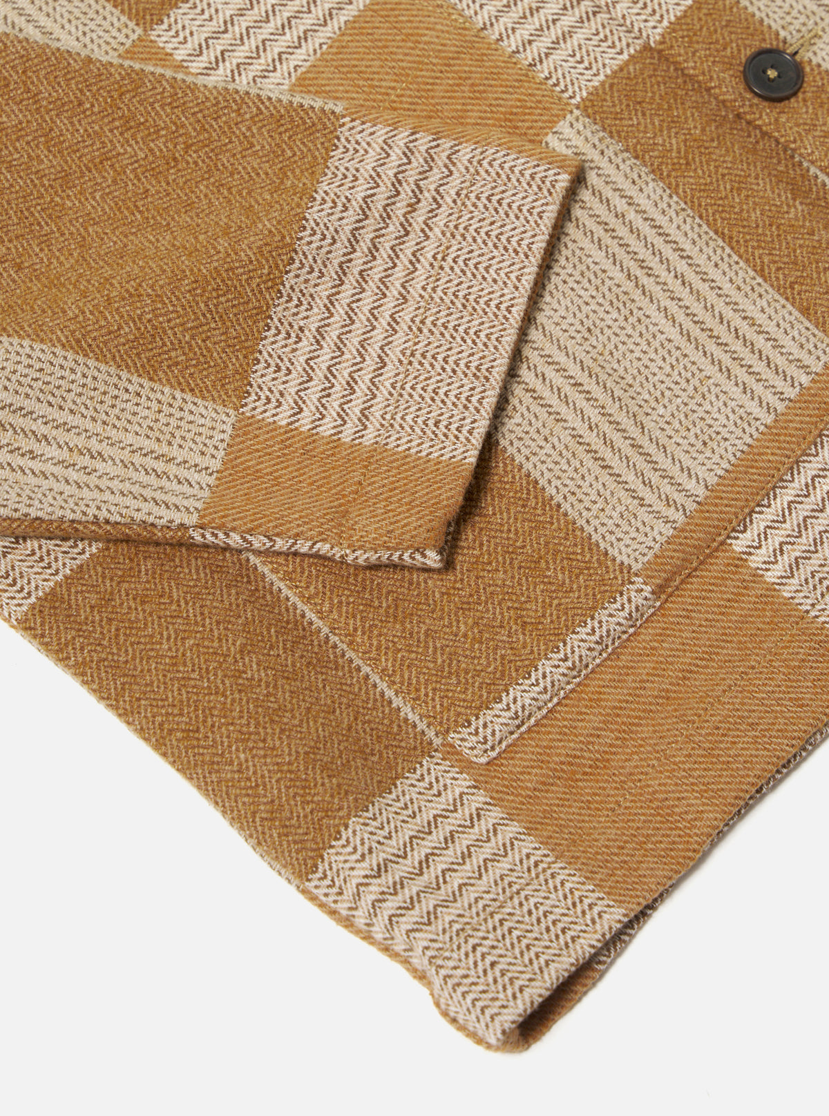 Brown Japanese Patchwork Dockside Jacket