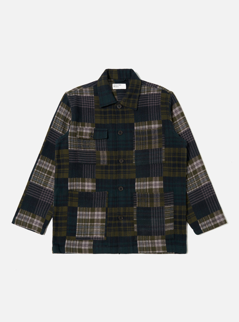 Green Japanese Patchwork Dockside Jacket