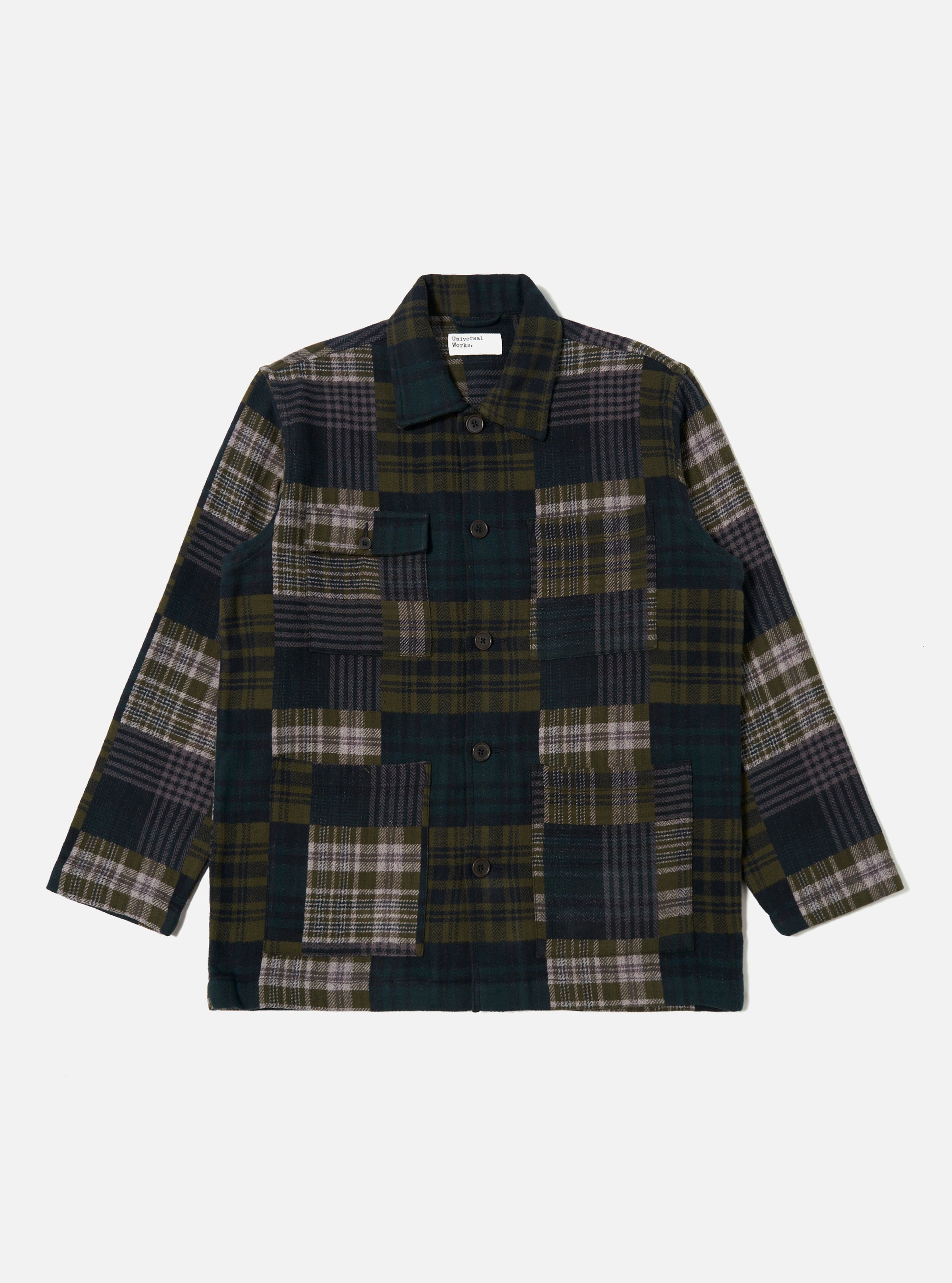 Green Japanese Patchwork Dockside Jacket