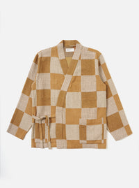 Brown Japanese Patchwork Kyoto Work Jacket