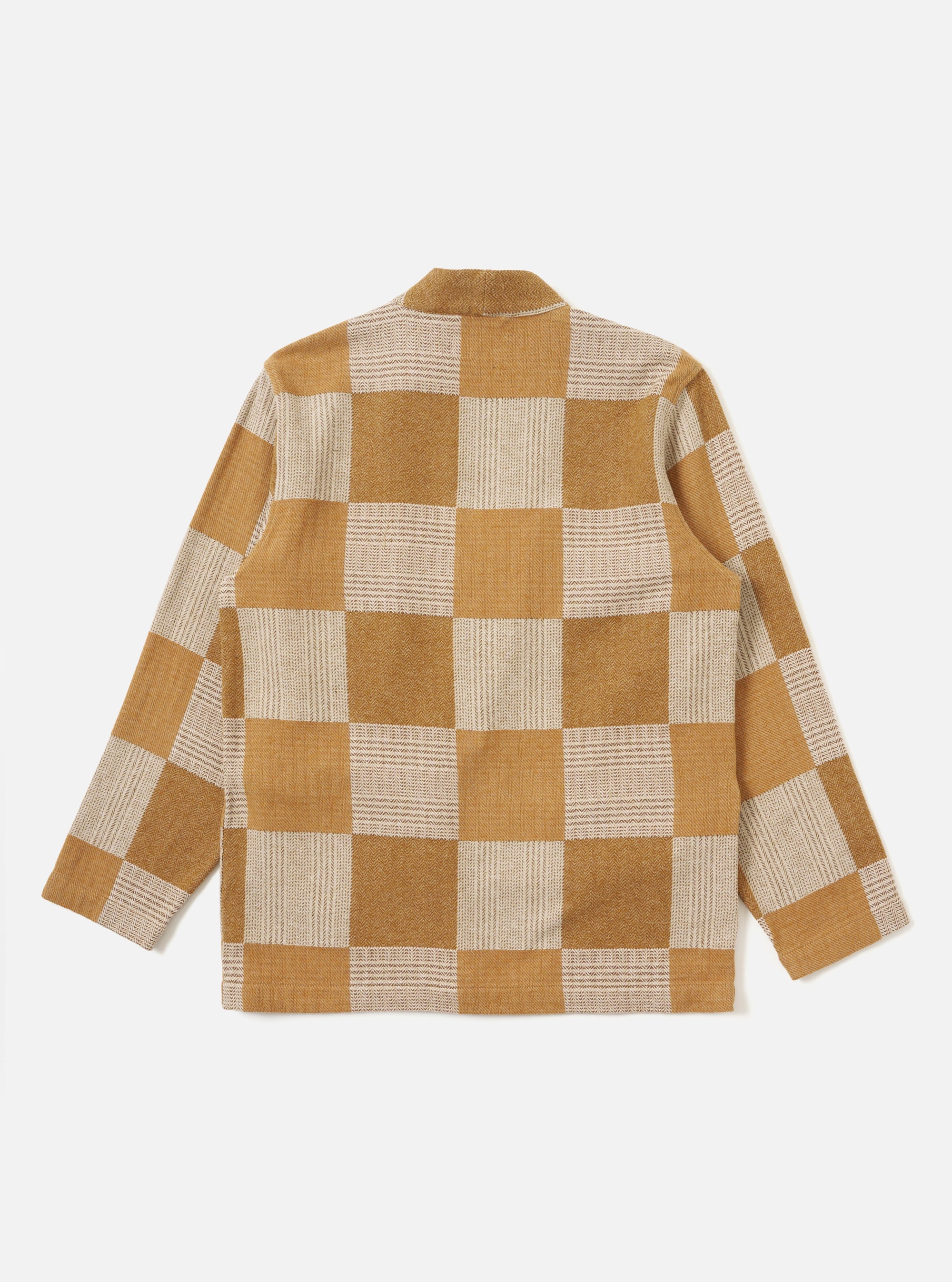 Brown Japanese Patchwork Kyoto Work Jacket