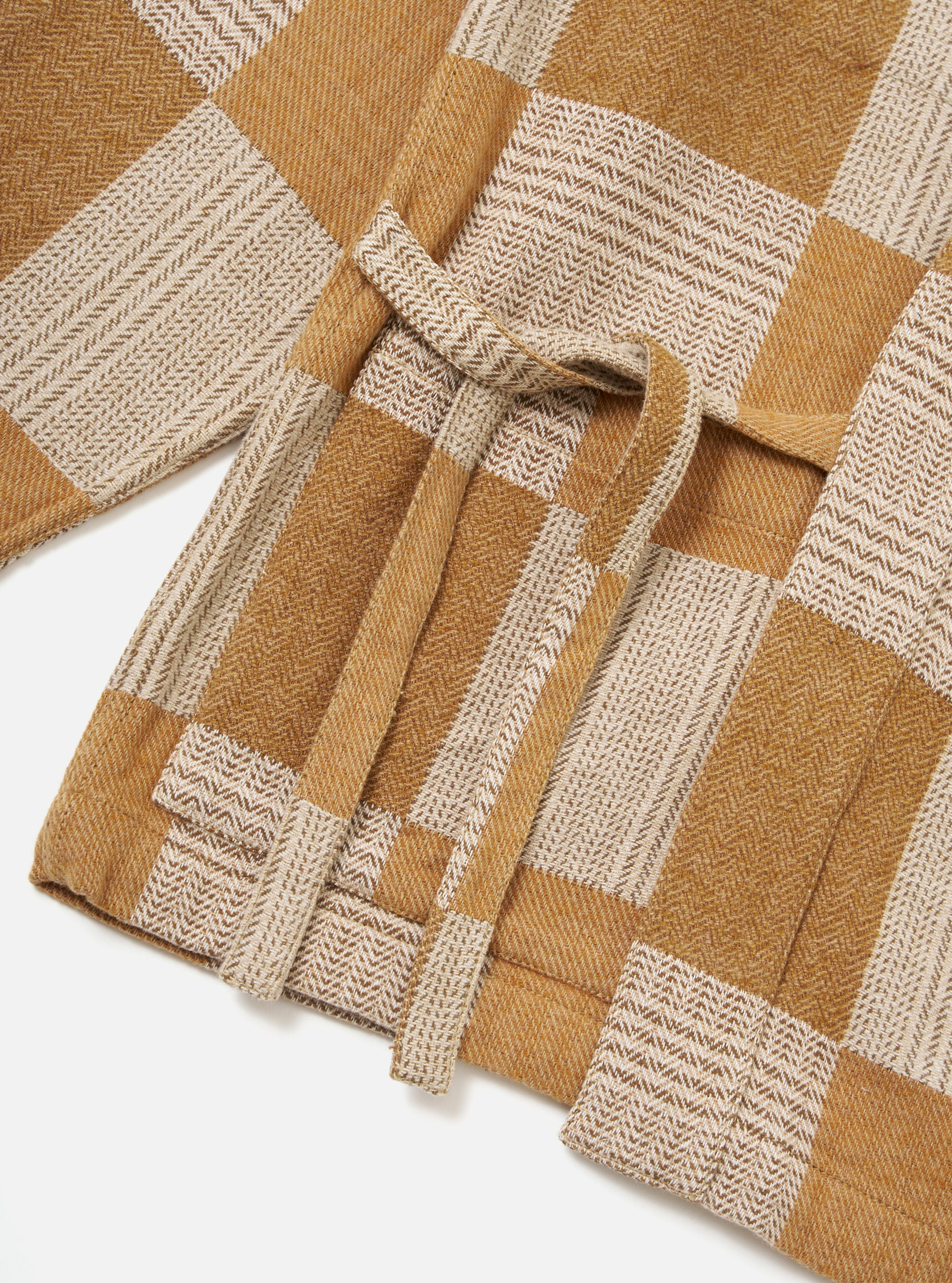 Brown Japanese Patchwork Kyoto Work Jacket