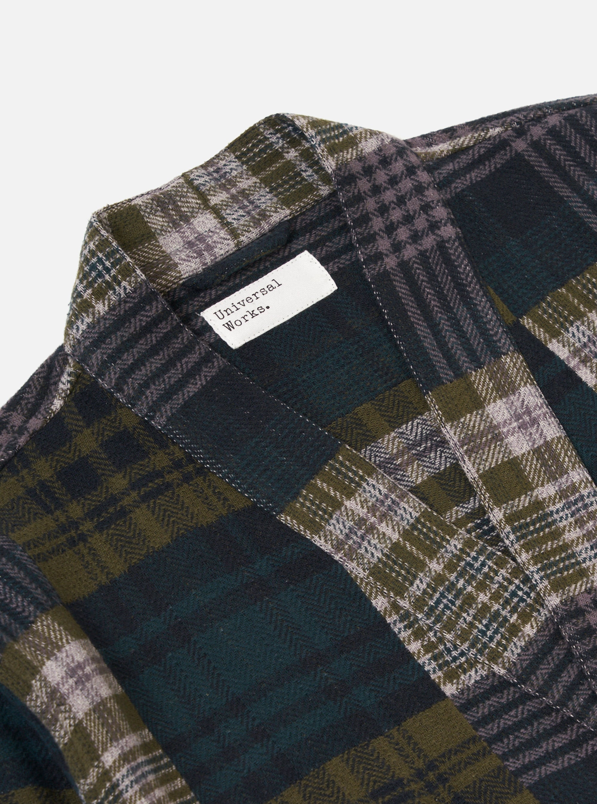 Green Japanese Patchwork Kyoto Work Jacket