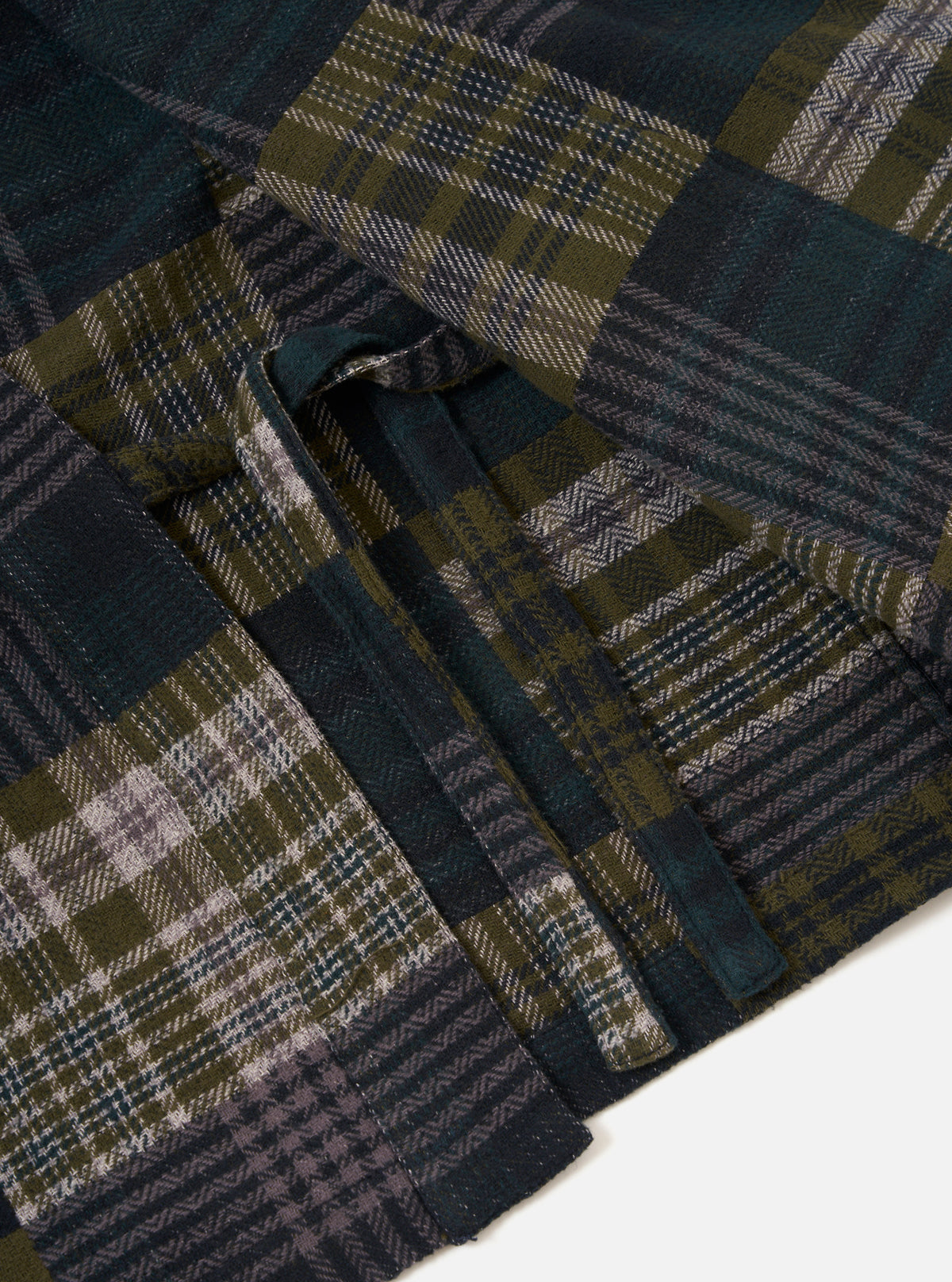 Green Japanese Patchwork Kyoto Work Jacket