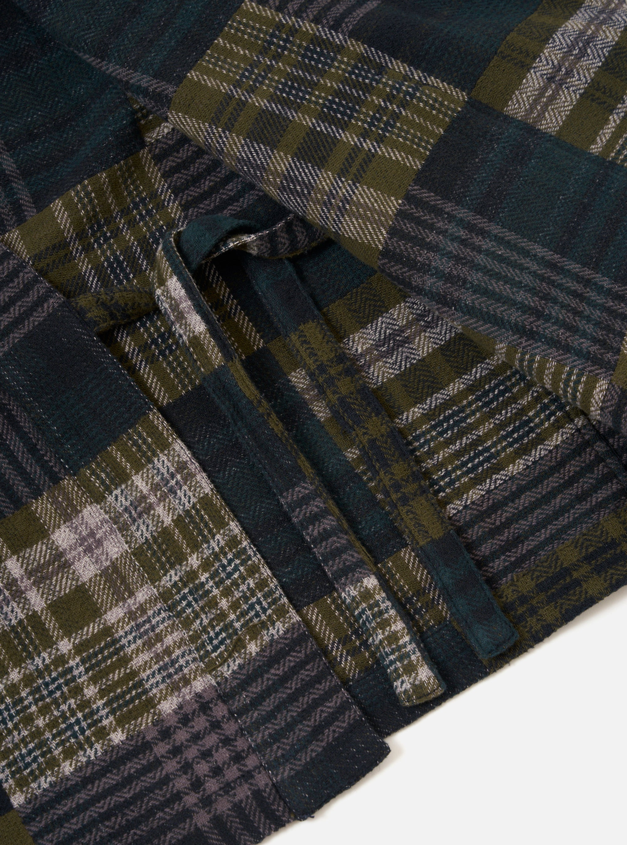 Green Japanese Patchwork Kyoto Work Jacket