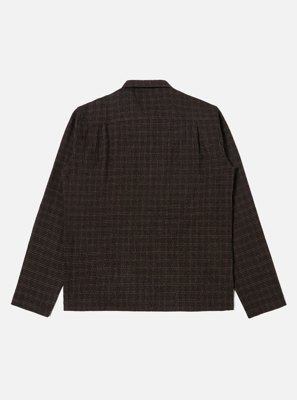 Brown Cedar Check Zip Shirt
