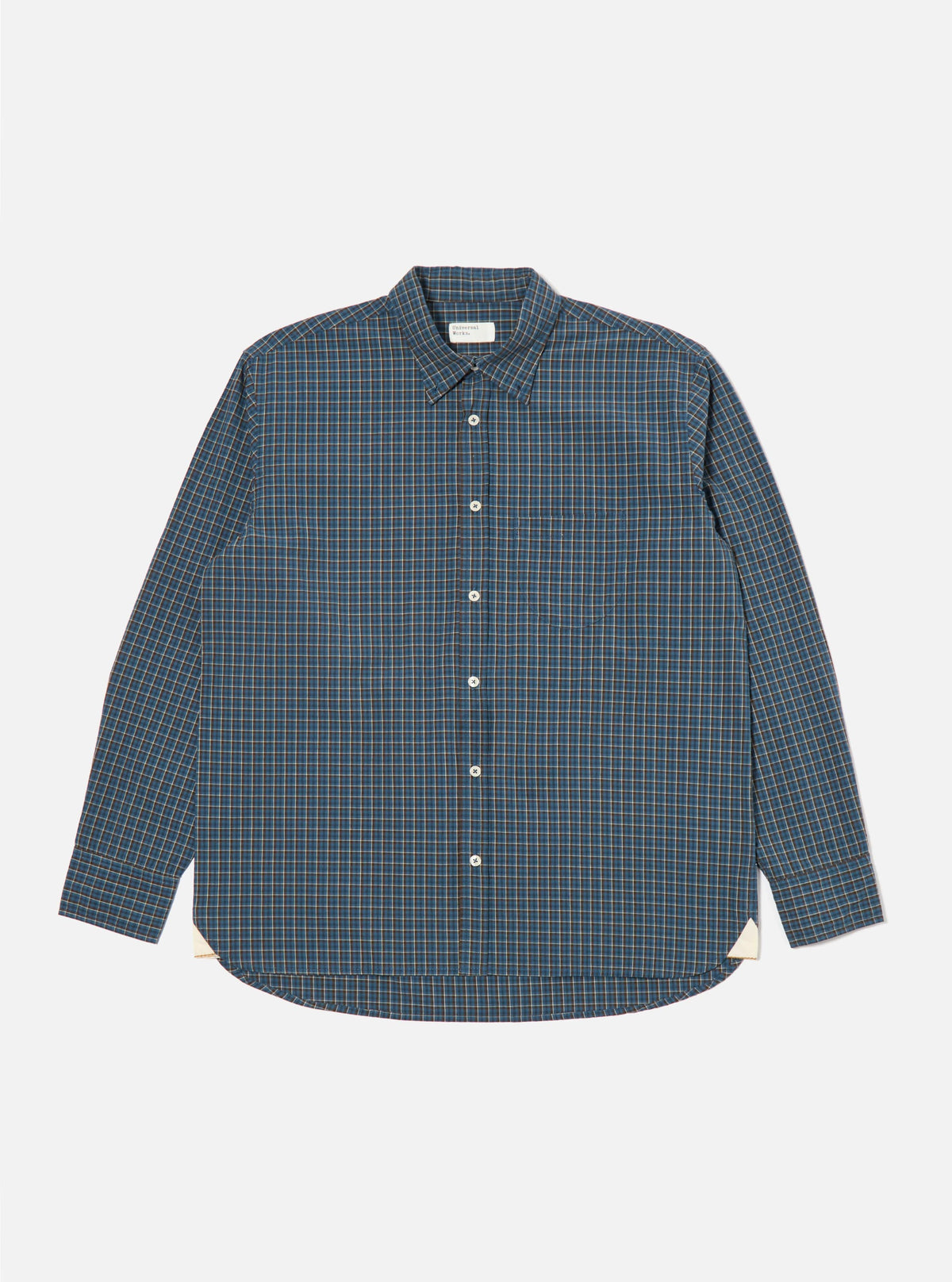 Blue Shiro Check Lazy Day Shirt
