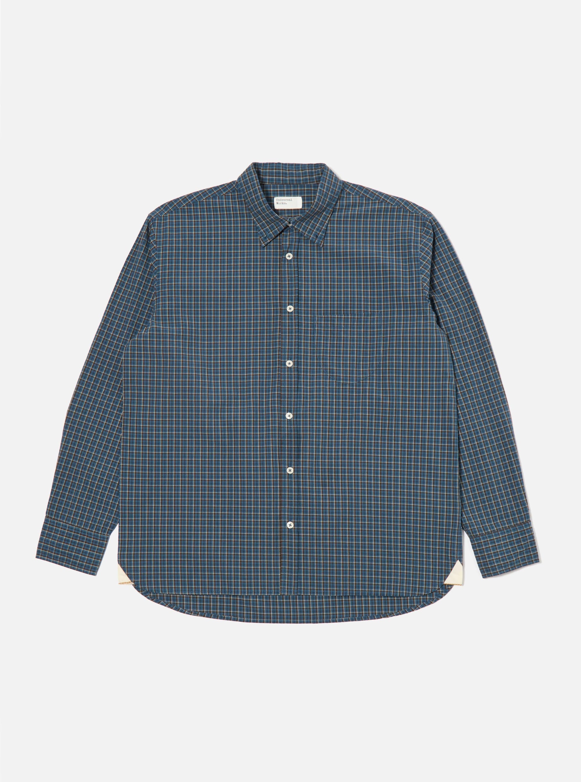Blue Shiro Check Lazy Day Shirt