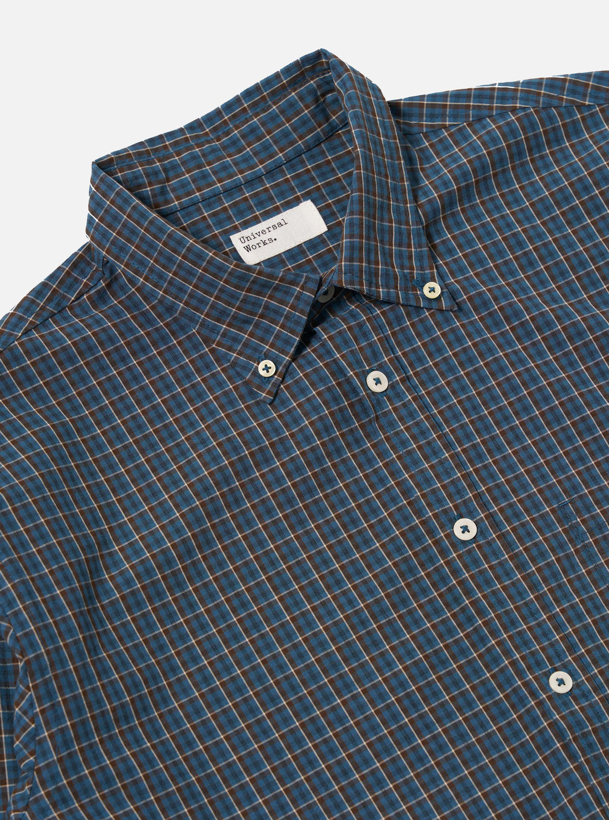 Blue Shiro Check Lazy Day Shirt