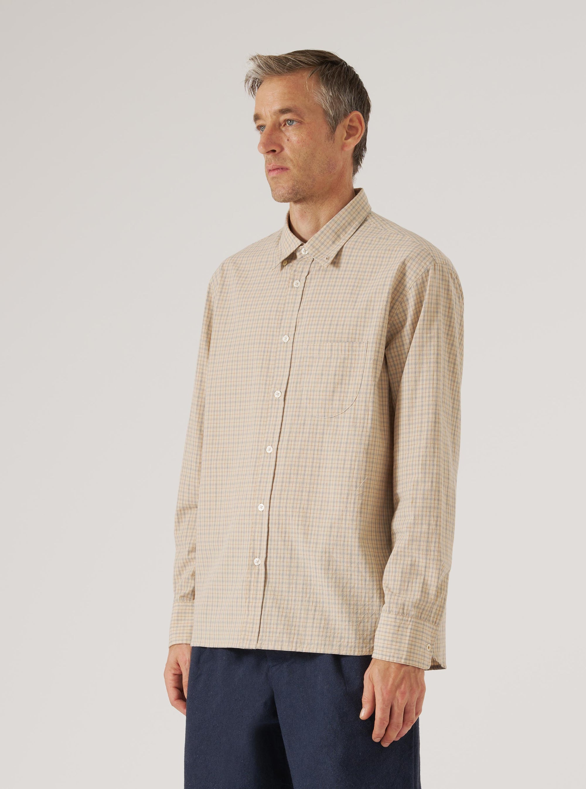 Fawn Shiro Check Lazy Day Shirt