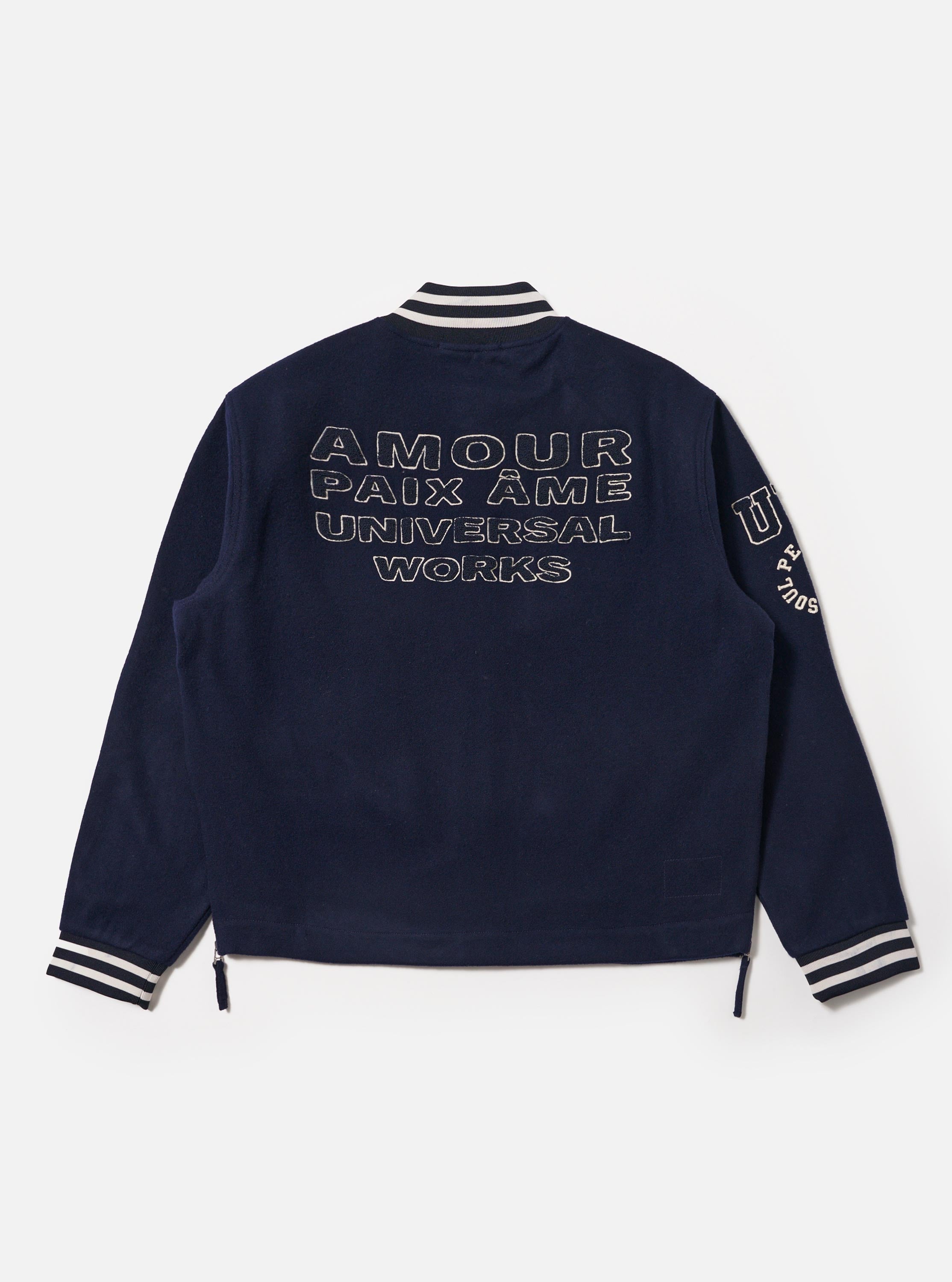 Men's Navy Mowbray Newark Bomber Jacket – Universal Works