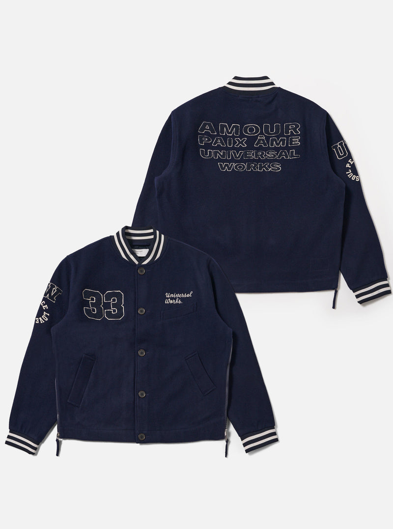 Navy Mowbray Newark Bomber Jacket