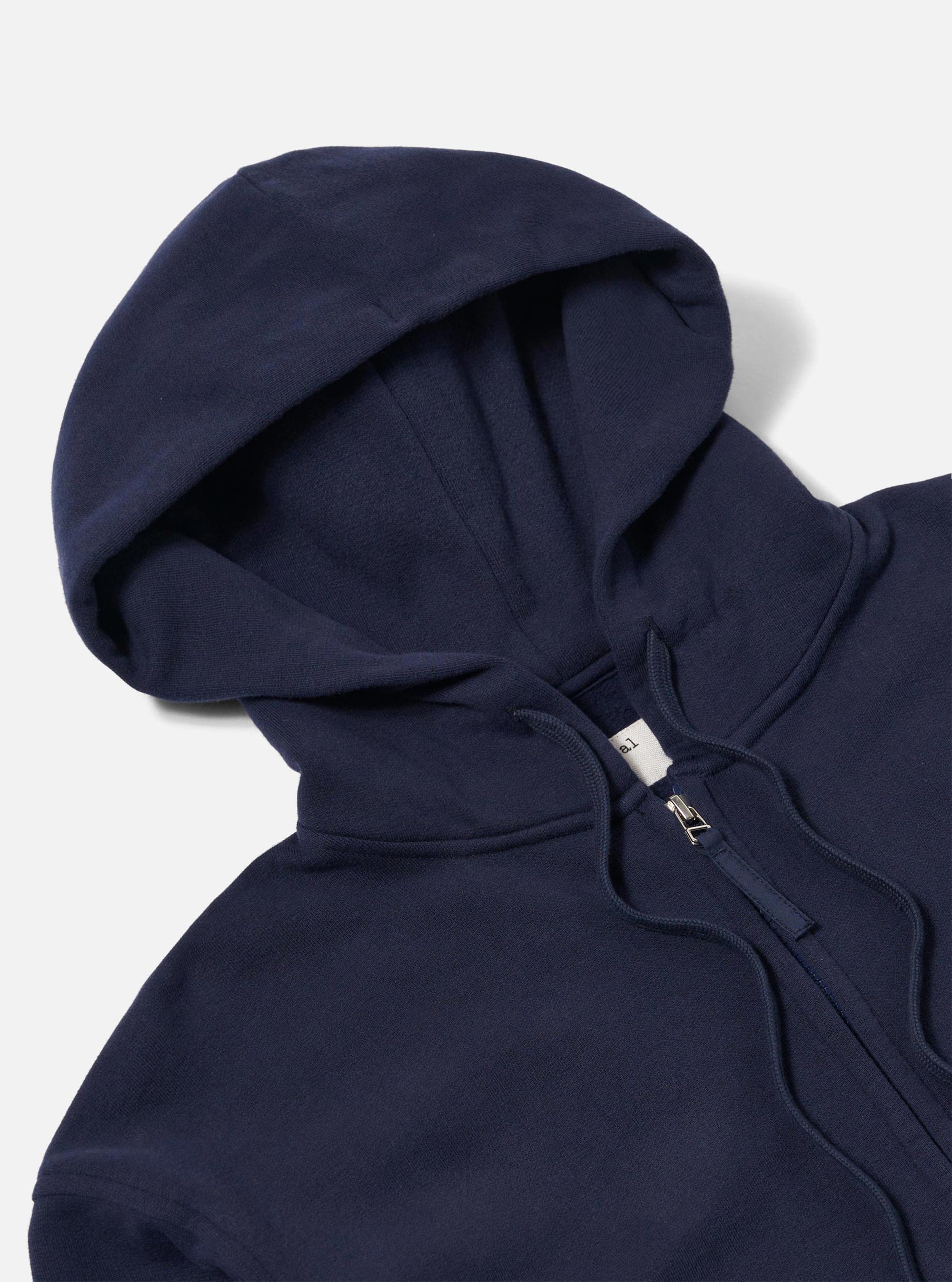 Navy Brush Back Sweat New York Hoody