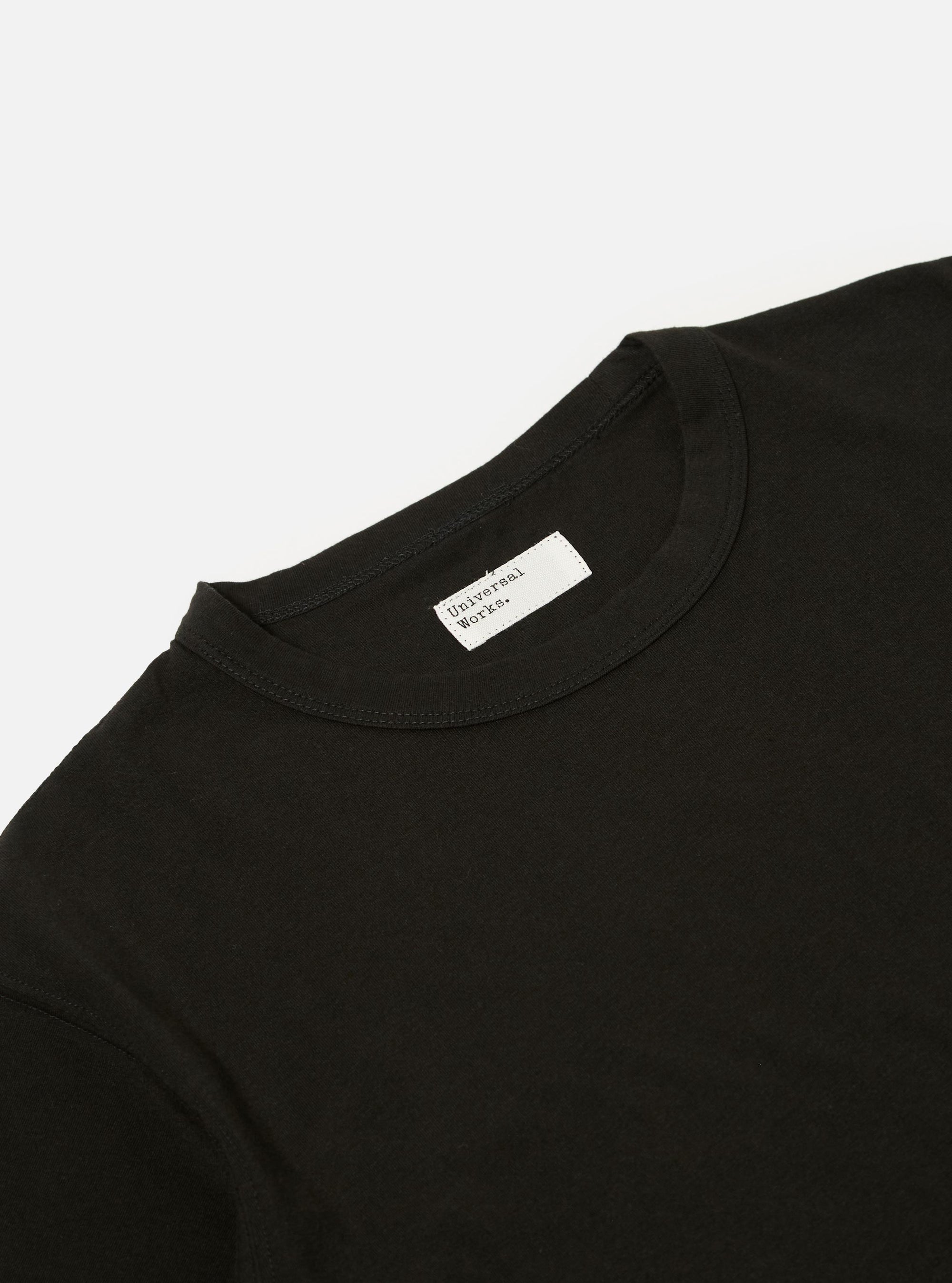 Black Single Jersey Core Tee