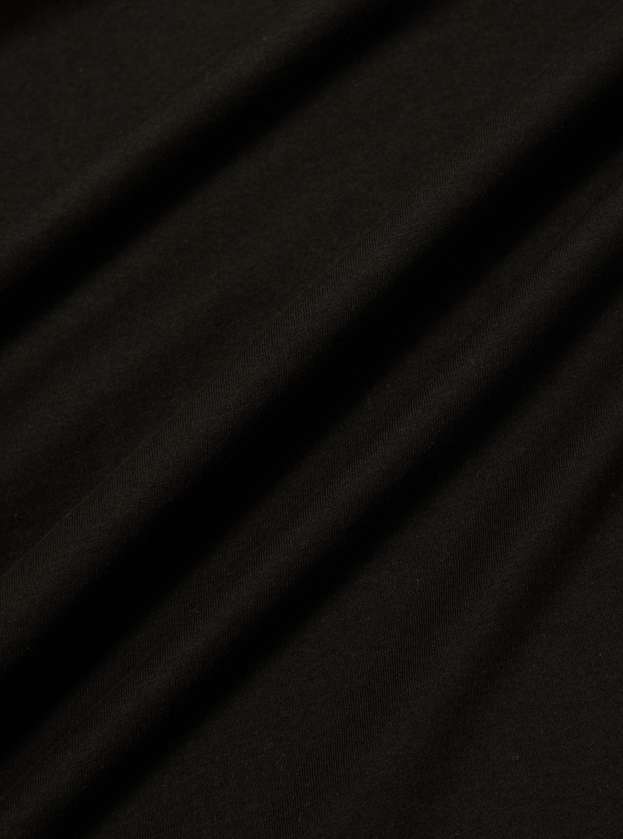 Black Single Jersey Core Tee