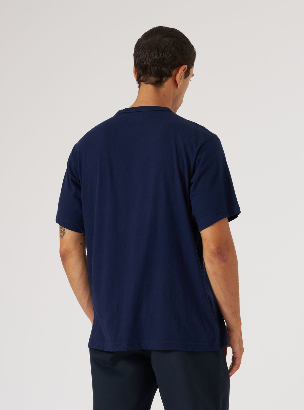 Navy Single Jersey Core Tee