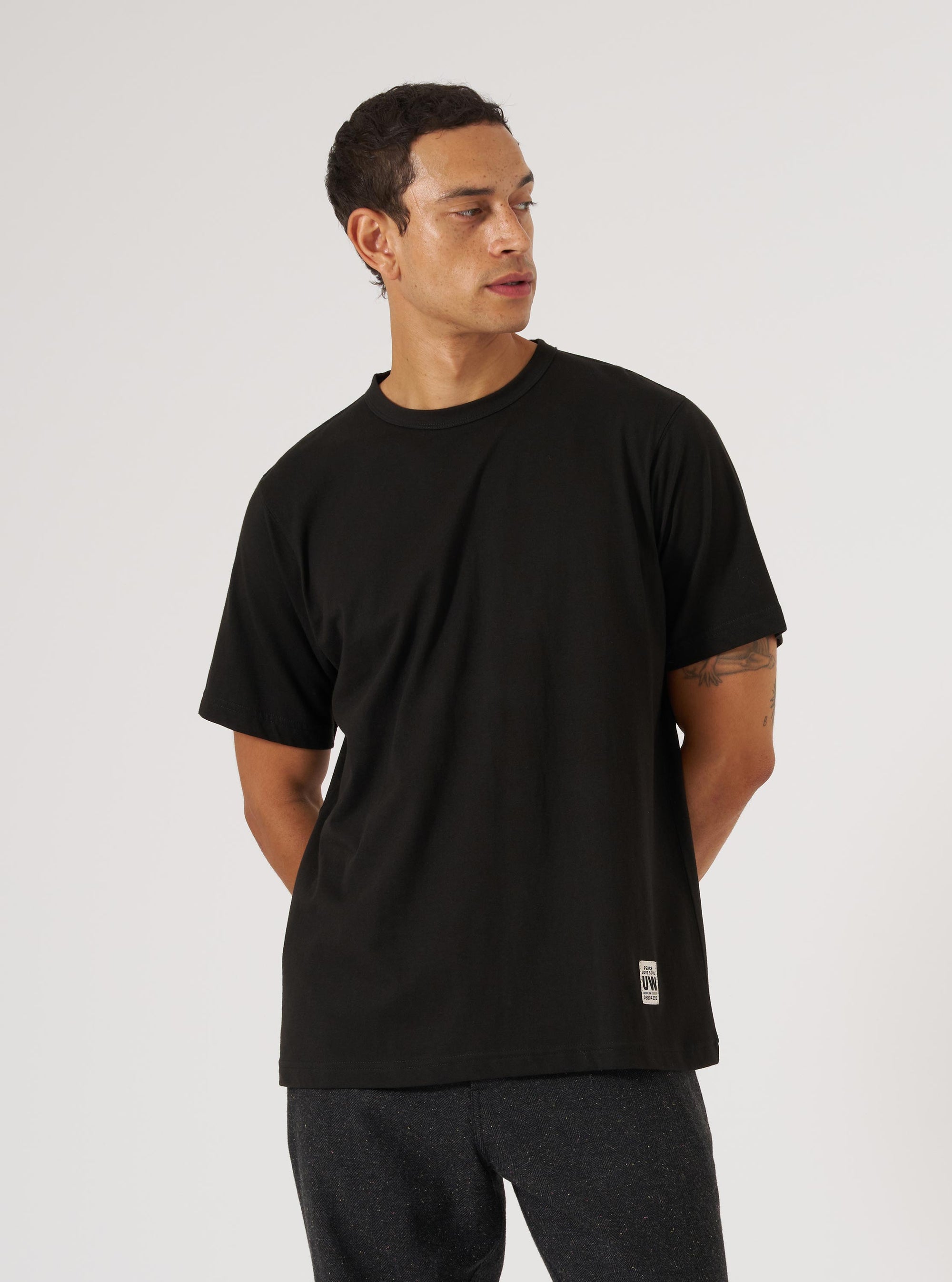 Black Single Jersey Core Tee