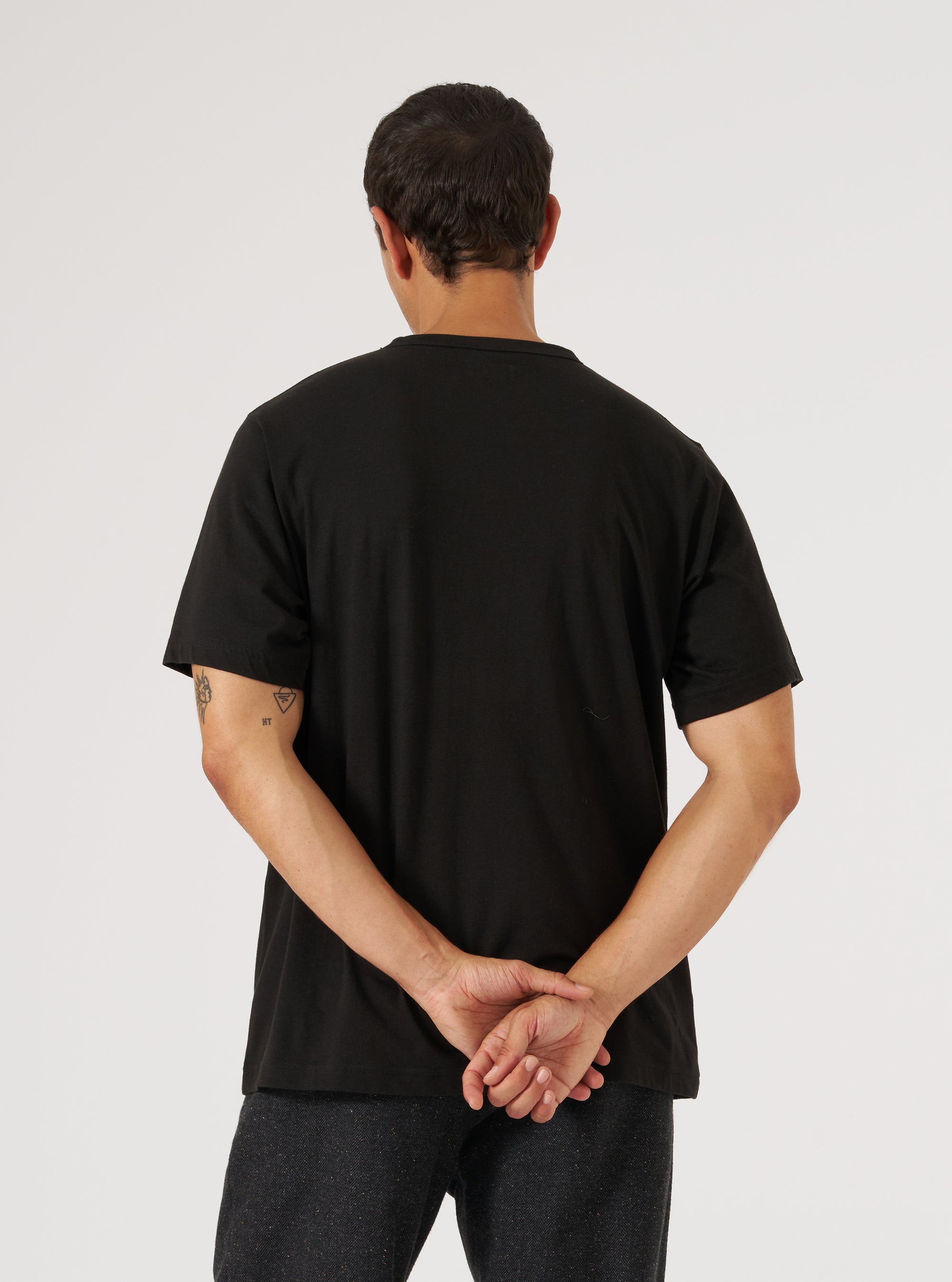 Black Single Jersey Core Tee