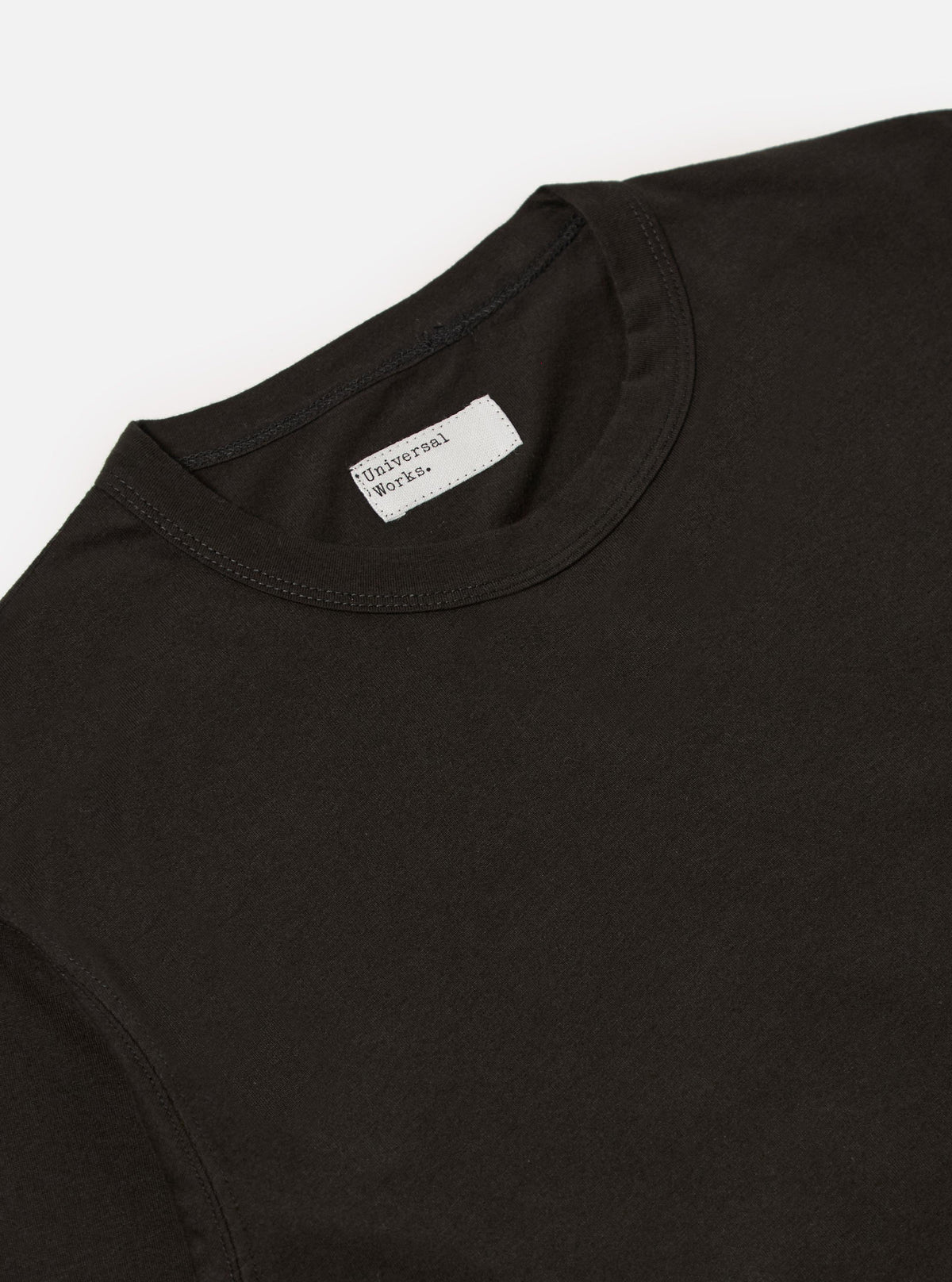 Black Single Jersey L/S Core Tee