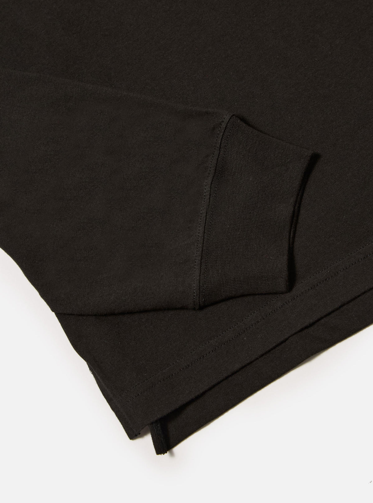 Black Single Jersey L/S Core Tee