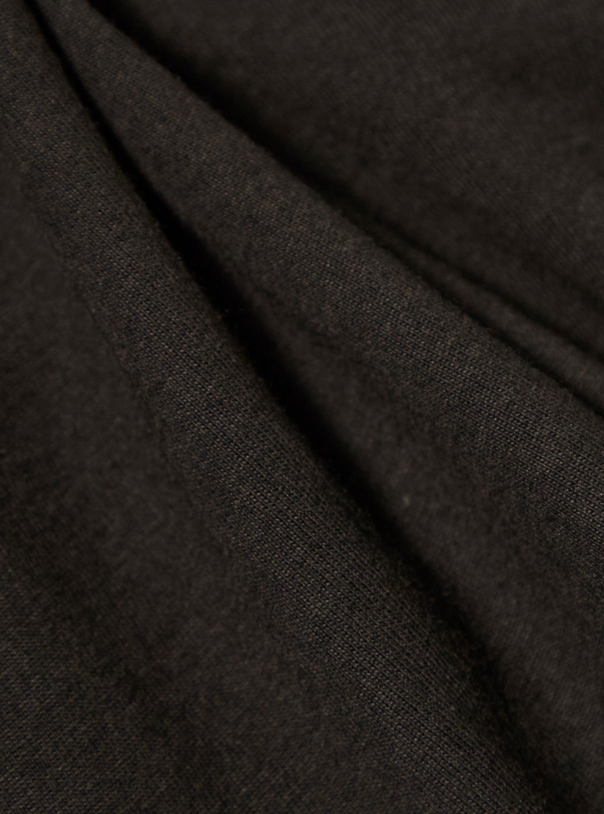 Black Single Jersey L/S Core Tee