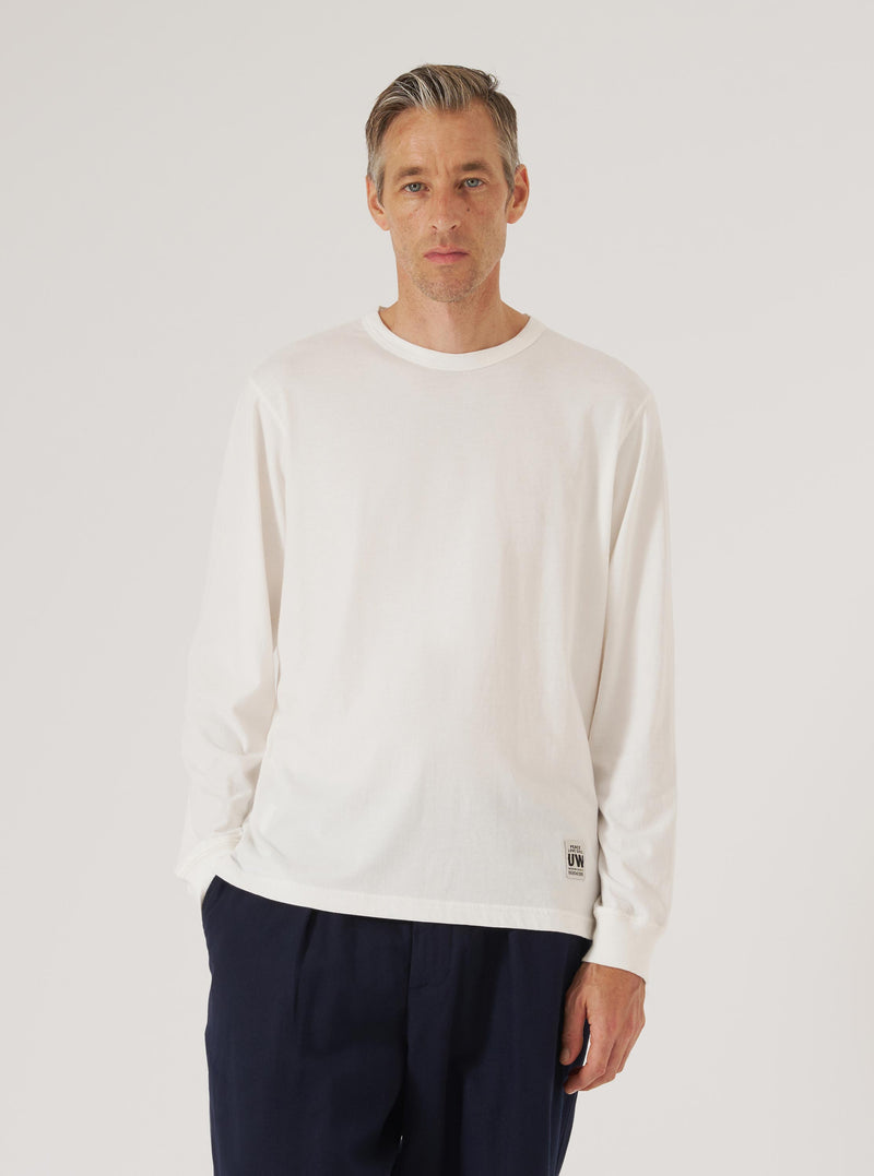 Ecru Single Jersey L/S Core Tee