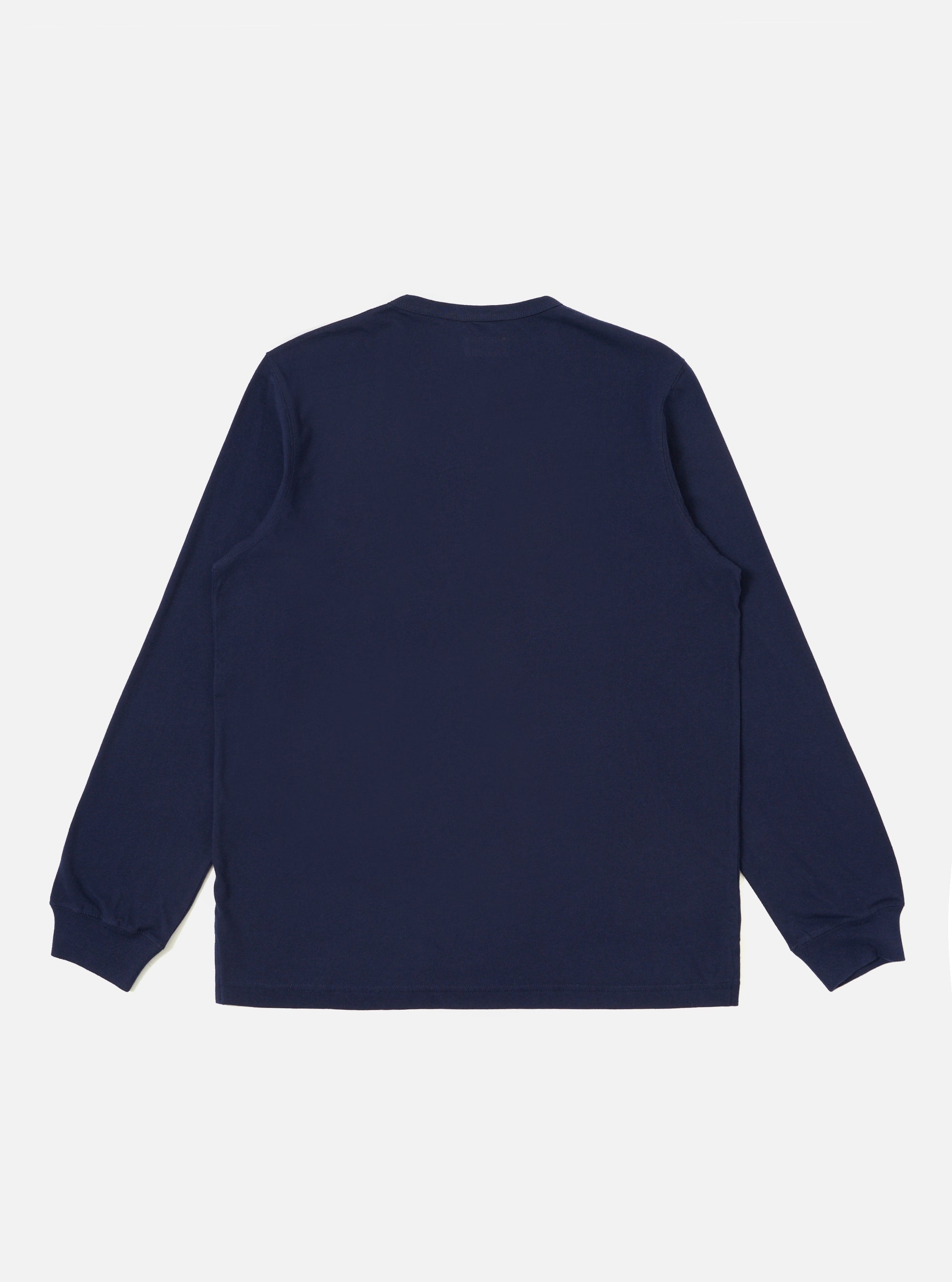 Navy Single Jersey L/S Core Tee