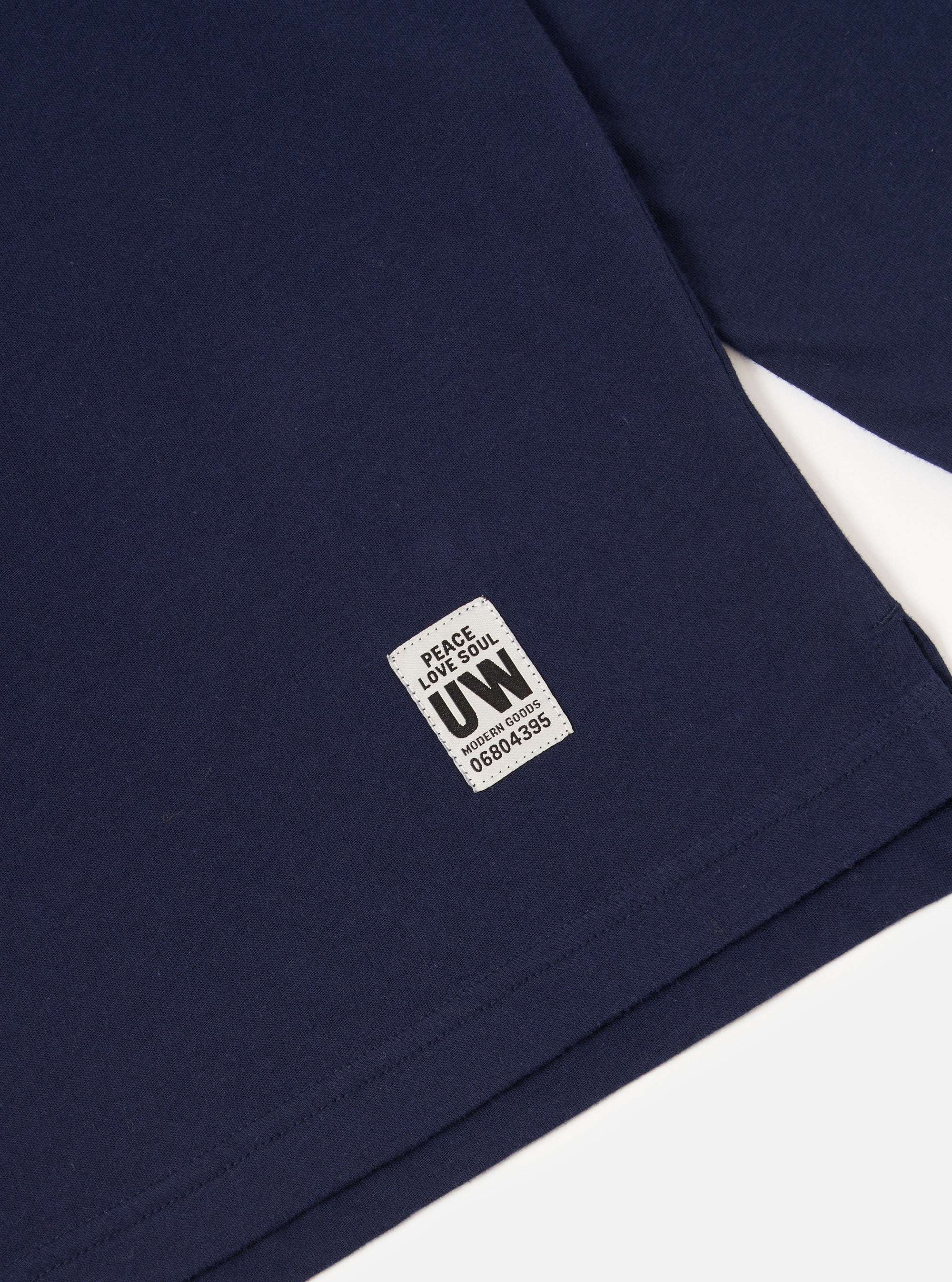 Navy Single Jersey L/S Core Tee
