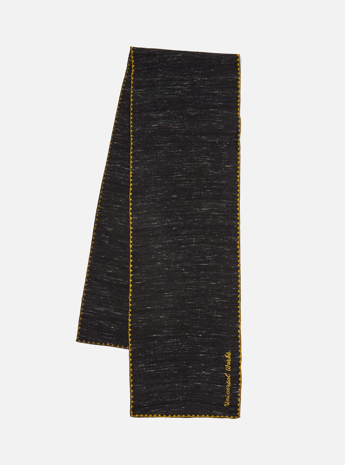 Black Wool Scarf
