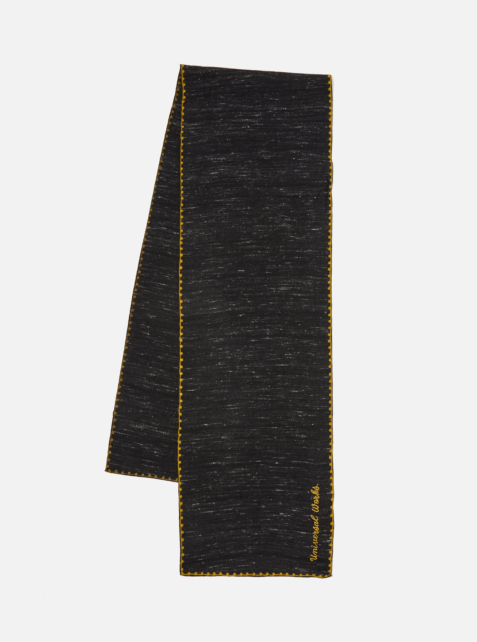 Black Wool Scarf