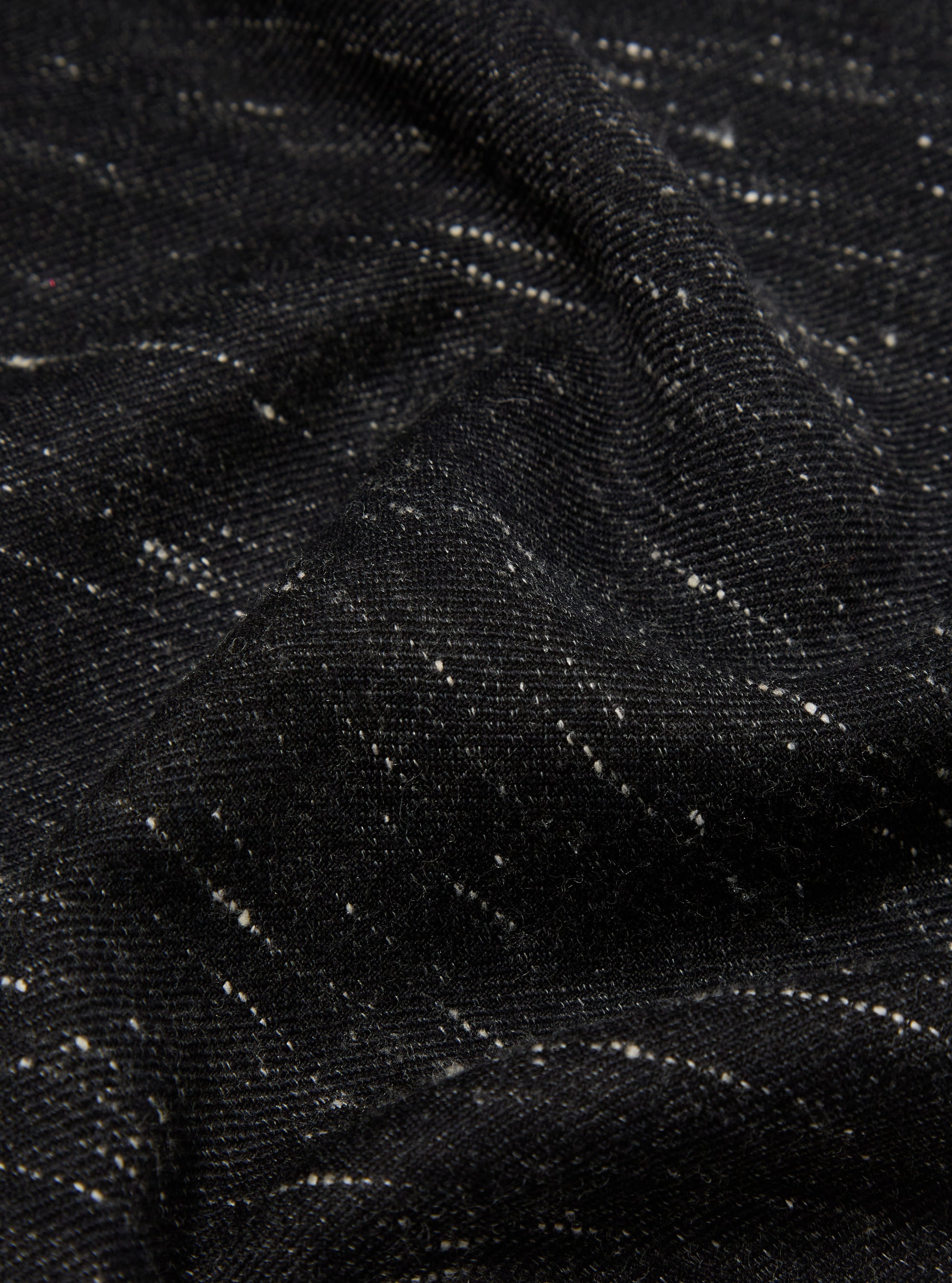 Black Wool Scarf