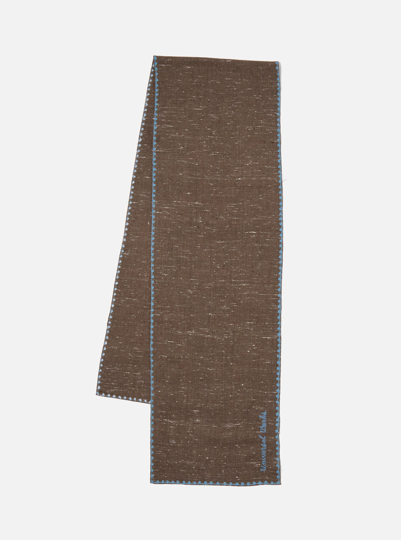 Brown Wool Scarf