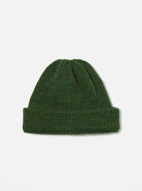 Green British Wool Short Watch Cap